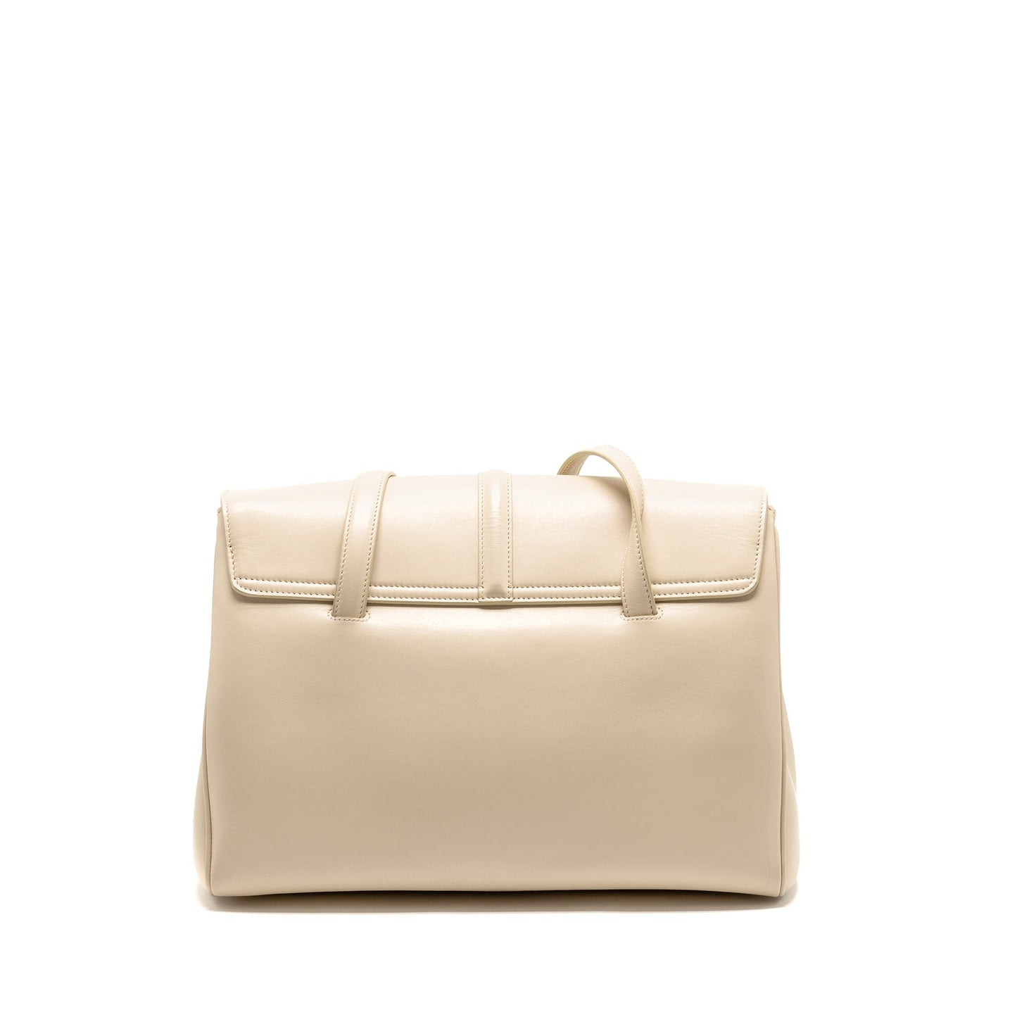 Celine Soft Purse Smooth Calfskin Ivory Handbag Medium Travel Bag