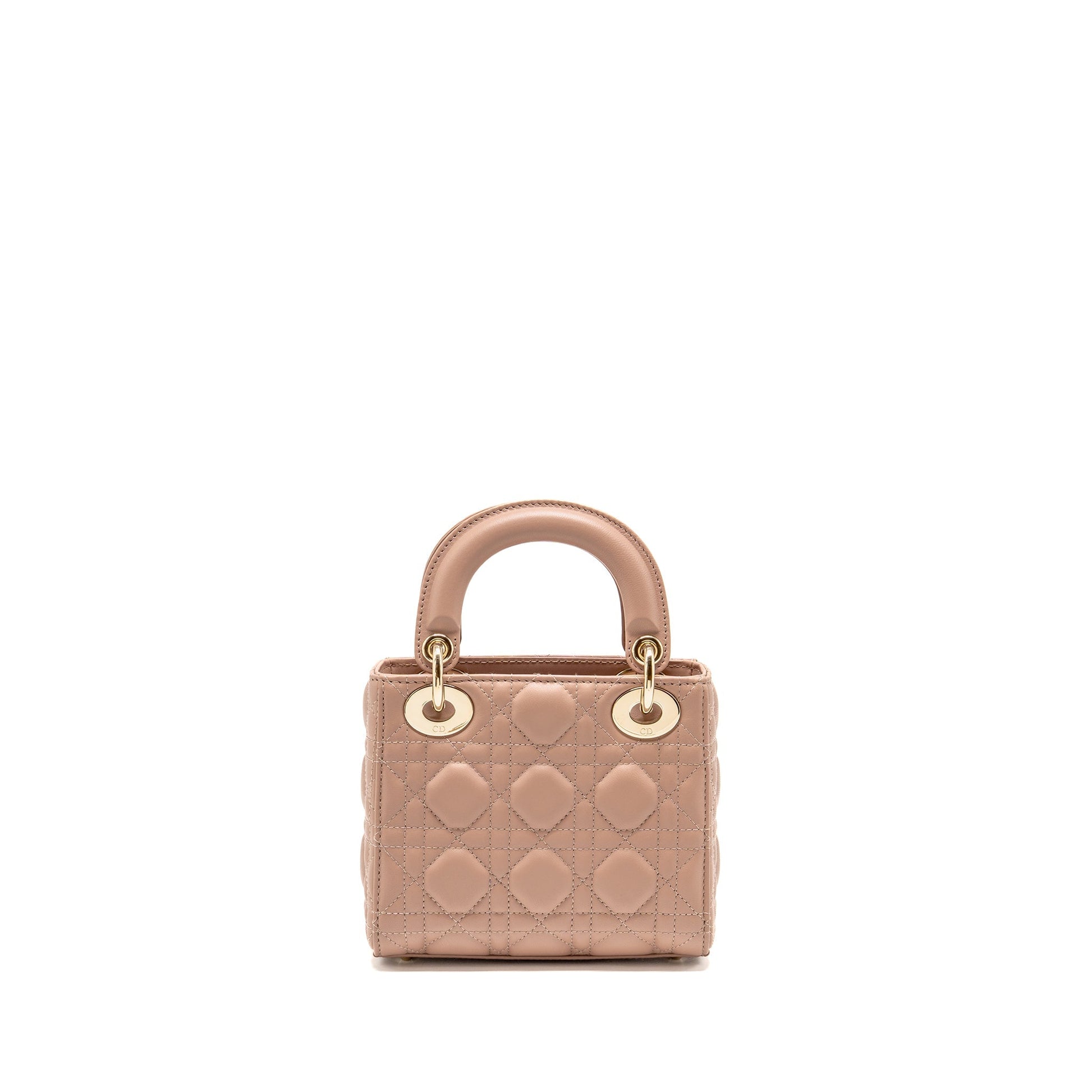 Dior Lady Lambskin Blush Handbag Mini Travel Bag