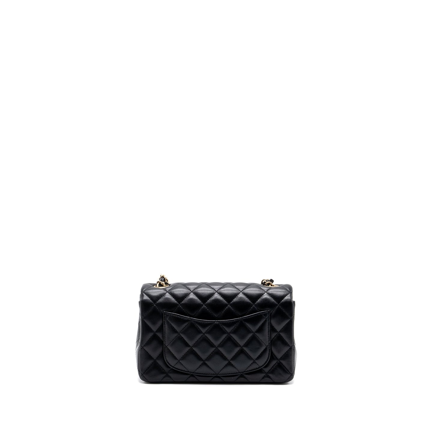 Chanel FLAP LAMBSKIN LGHW Black Shoulder Bag