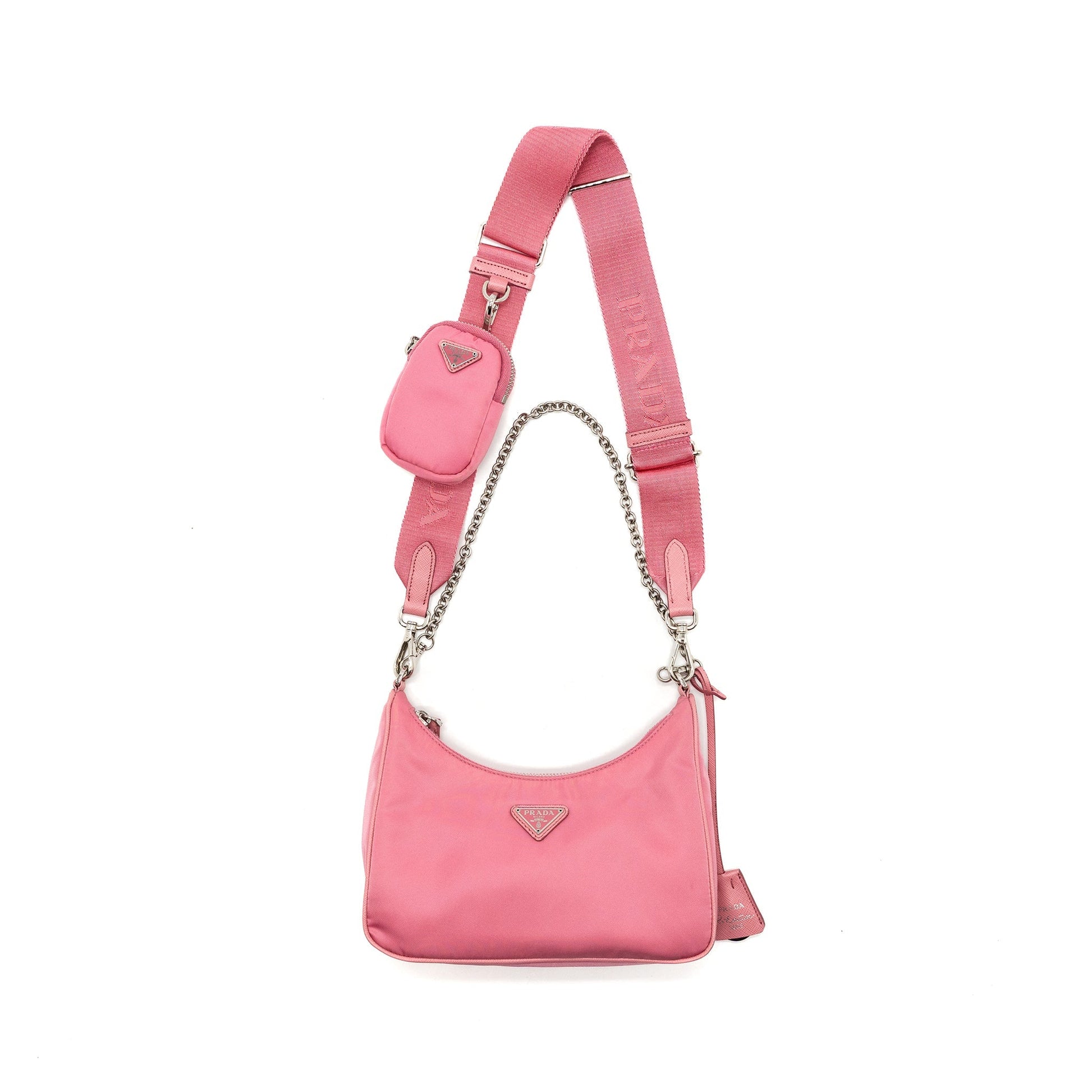 Prada Re Edition Handbag Leather Nylon Travel Bag