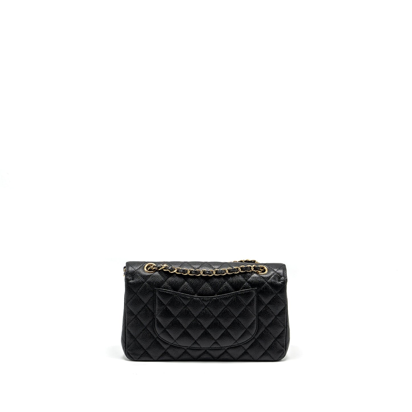 Chanel Classic double flap caviar GHW Black Shoulder Bag Ghw 23