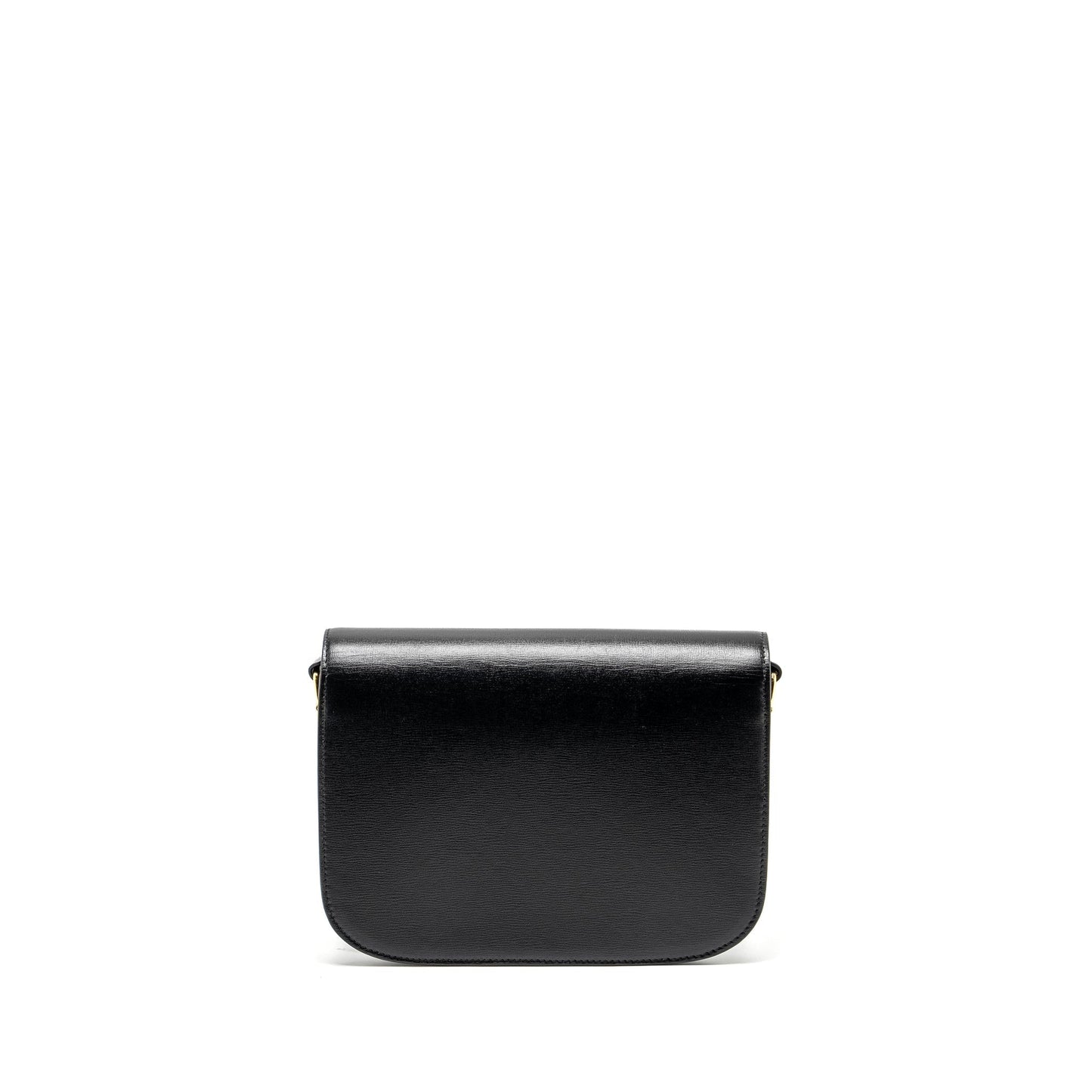 Gucci Horsebit Shoulder Bag Calfskin Black