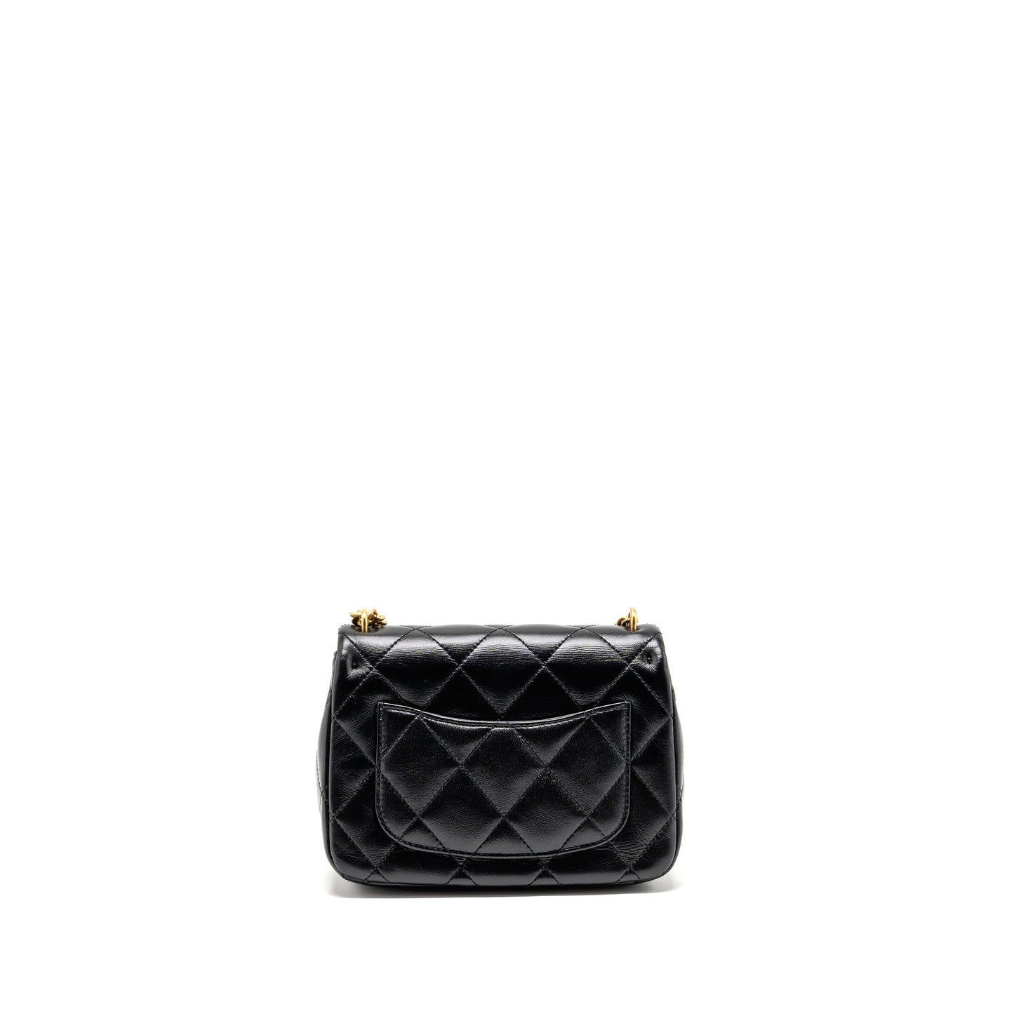 Chanel Coco Love Flap Adjustable Lambskin GHW Black Shoulder Bag