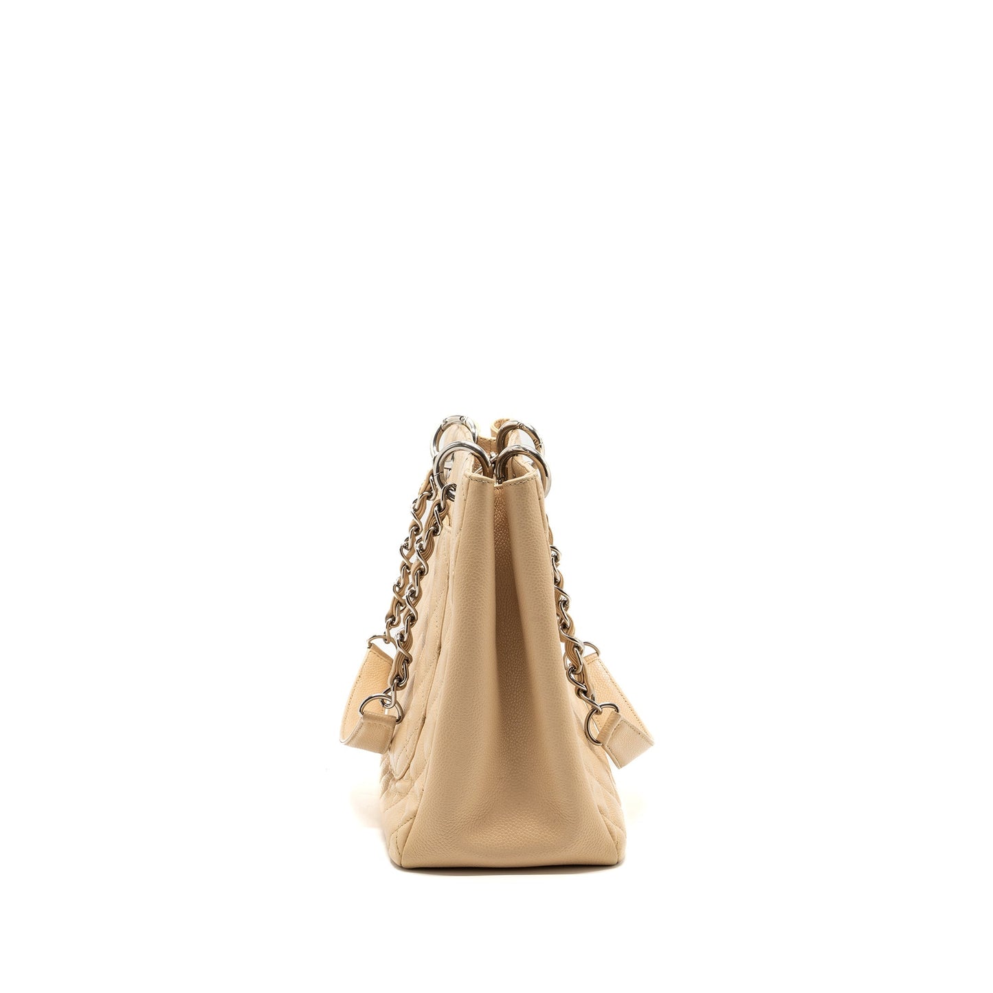 Chanel grand shopping caviar SHW Beige Tote Bag Shw 1