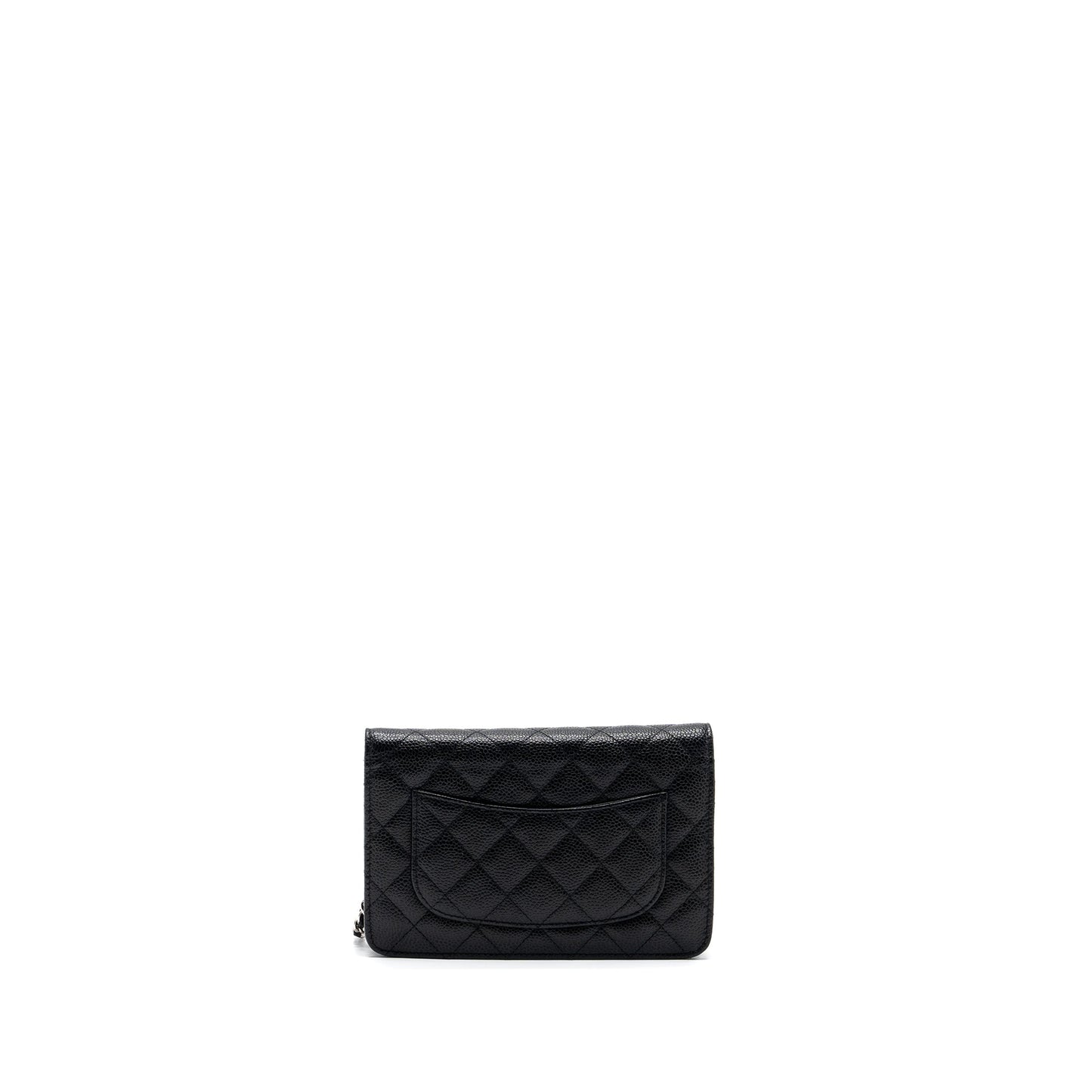 Chanel classic on caviar SHW Black Wallet Case Shw 7