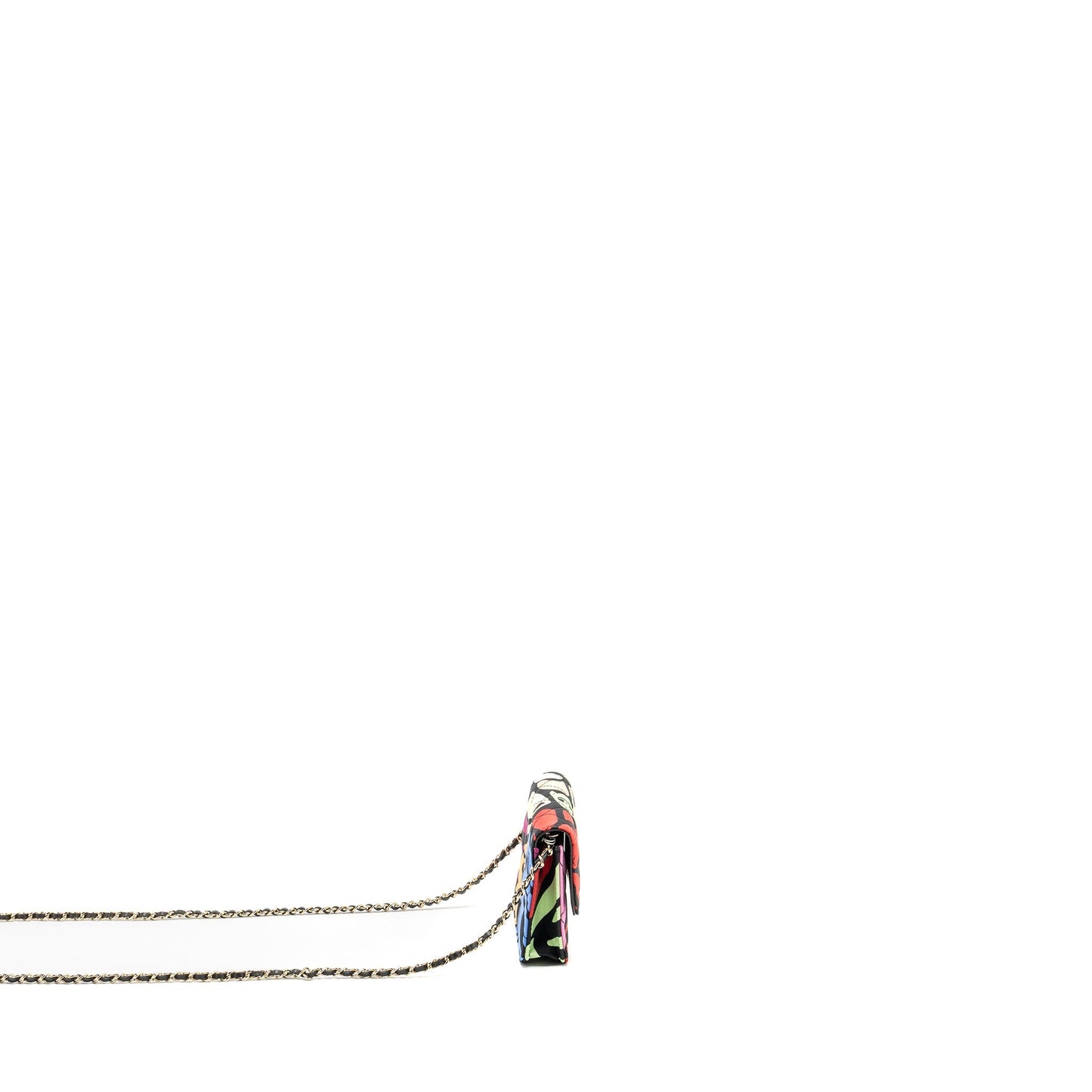 Chanel 22S flap fabric LGHW Multicolour Shoulder Bag