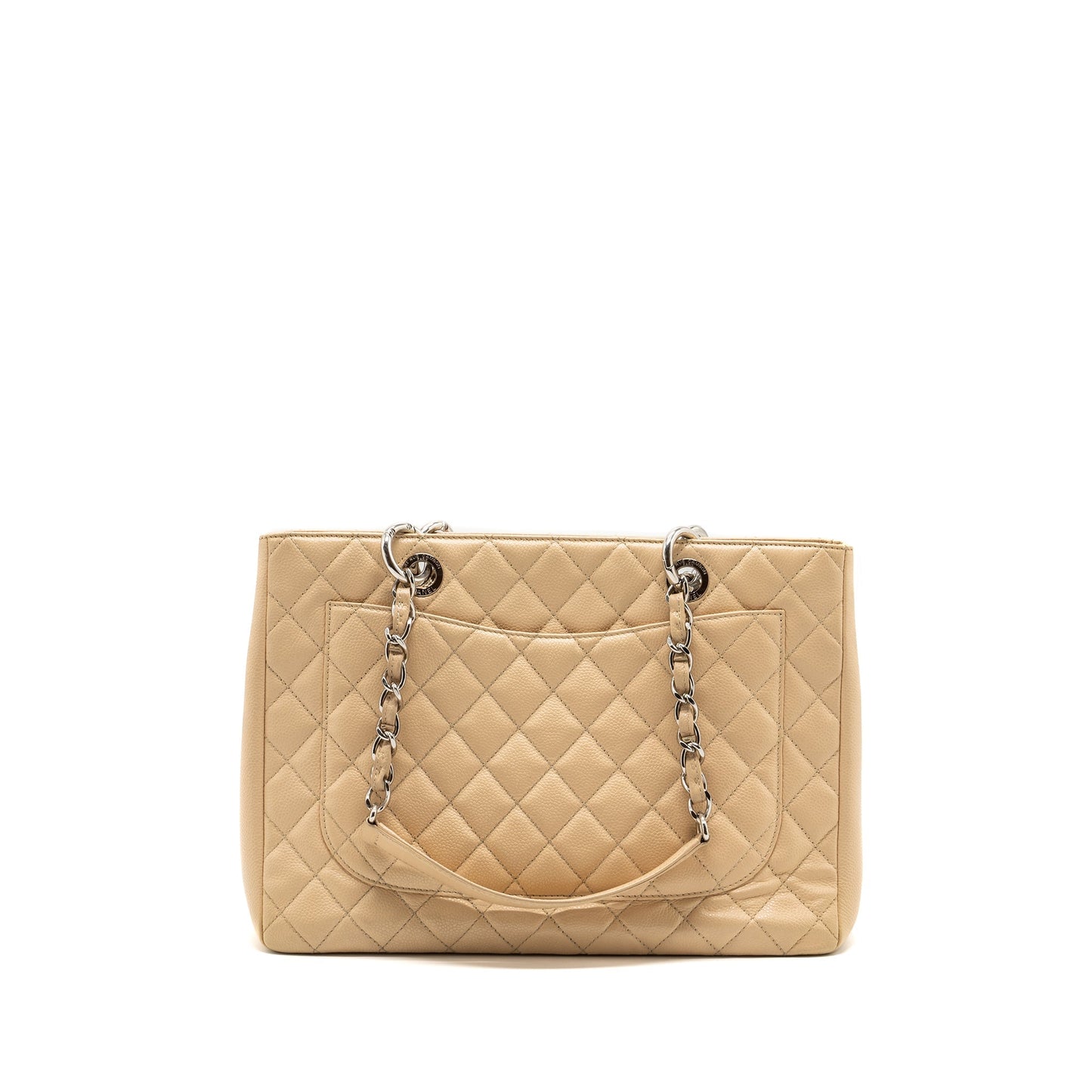 Chanel grand shopping caviar SHW Beige Tote Bag Shw 1