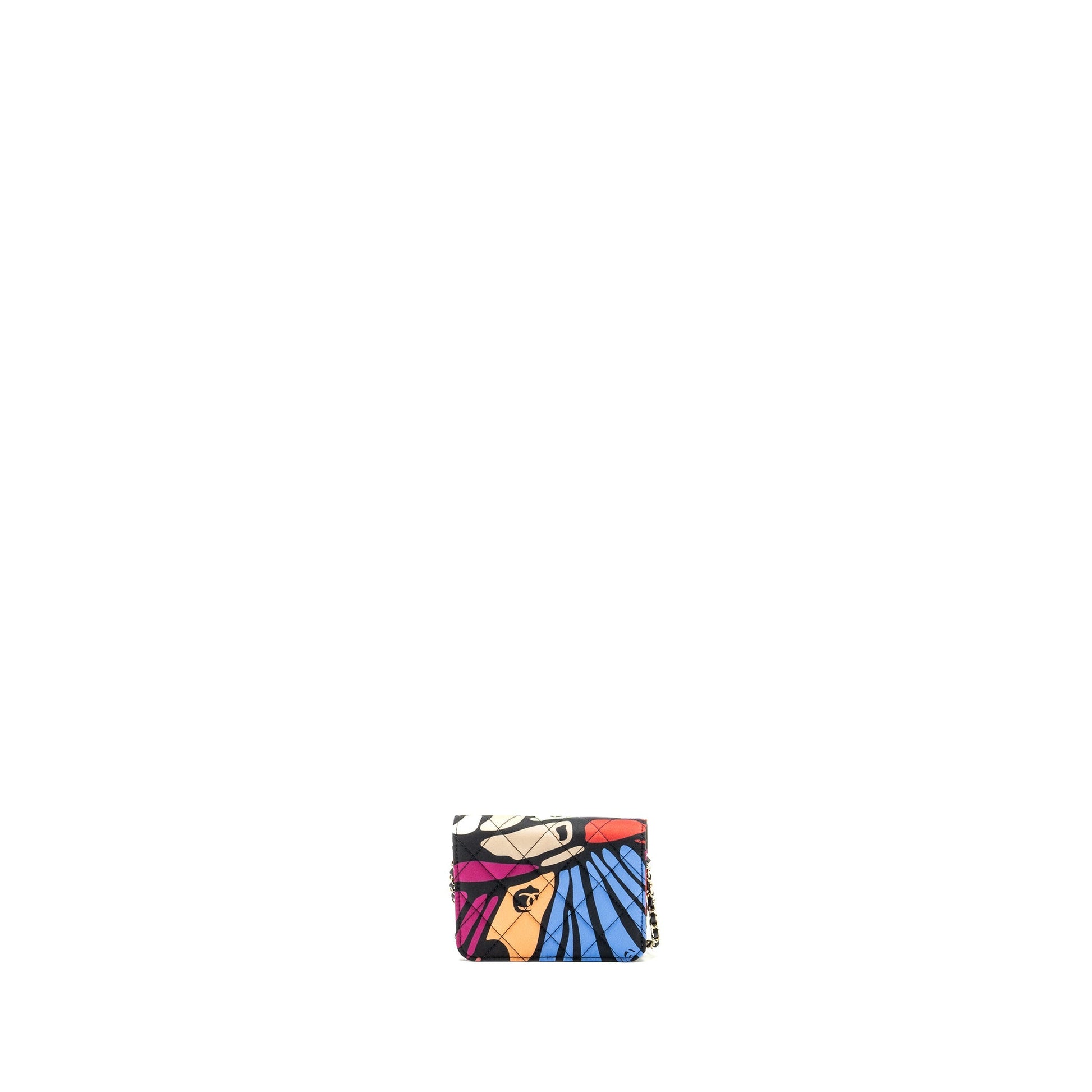 Chanel 22S flap fabric LGHW Multicolour Shoulder Bag