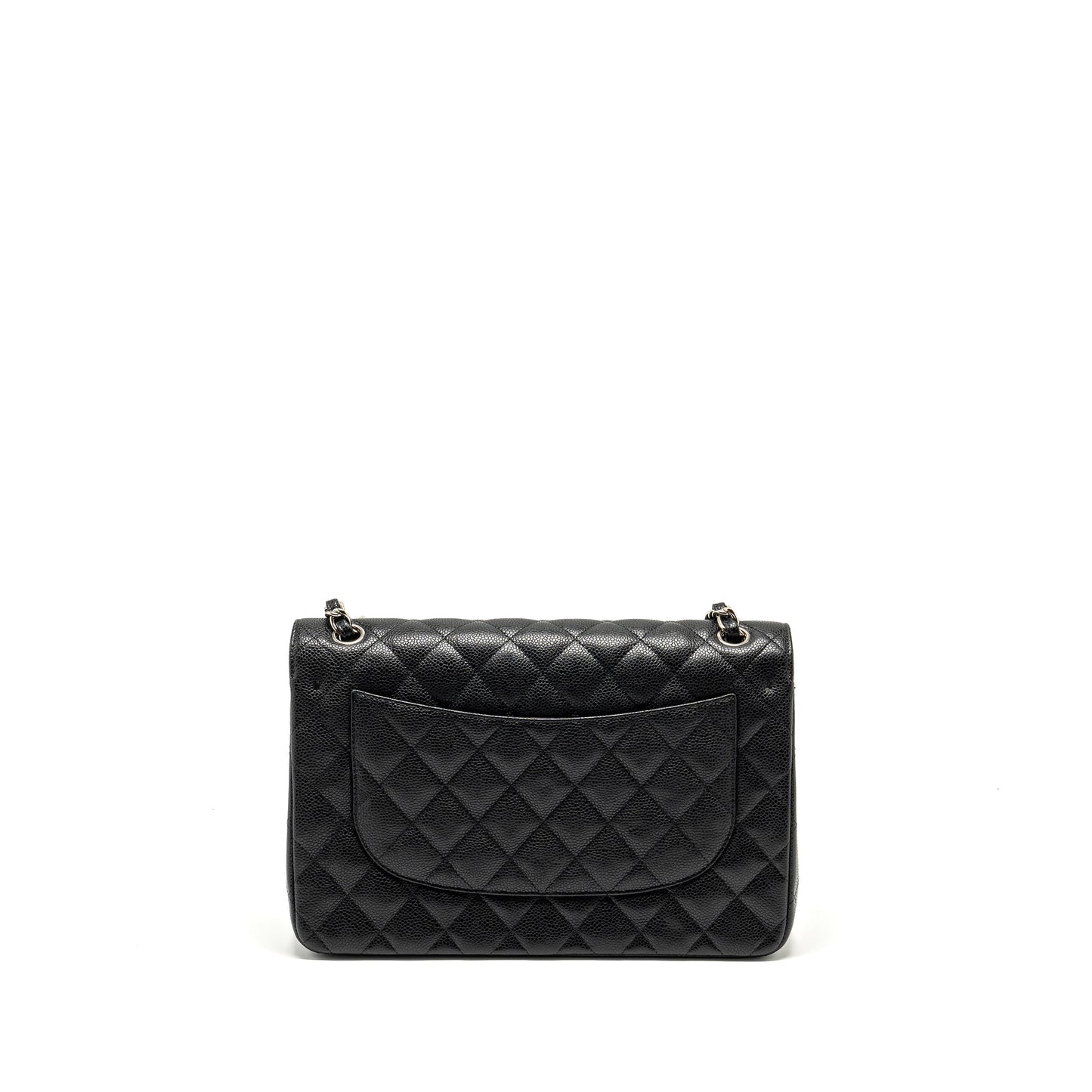 Chanel Jumbo Classic double flap caviar SHW Black Shoulder Bag Shw 4