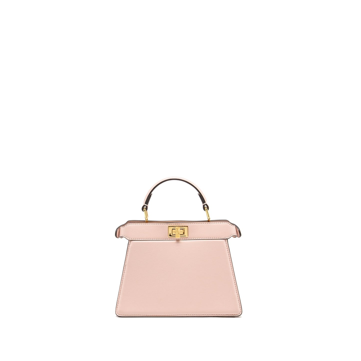 Fendi Peekaboo Iseeu Petite Purse Calfskin Pale Pink Mini Travel Bag