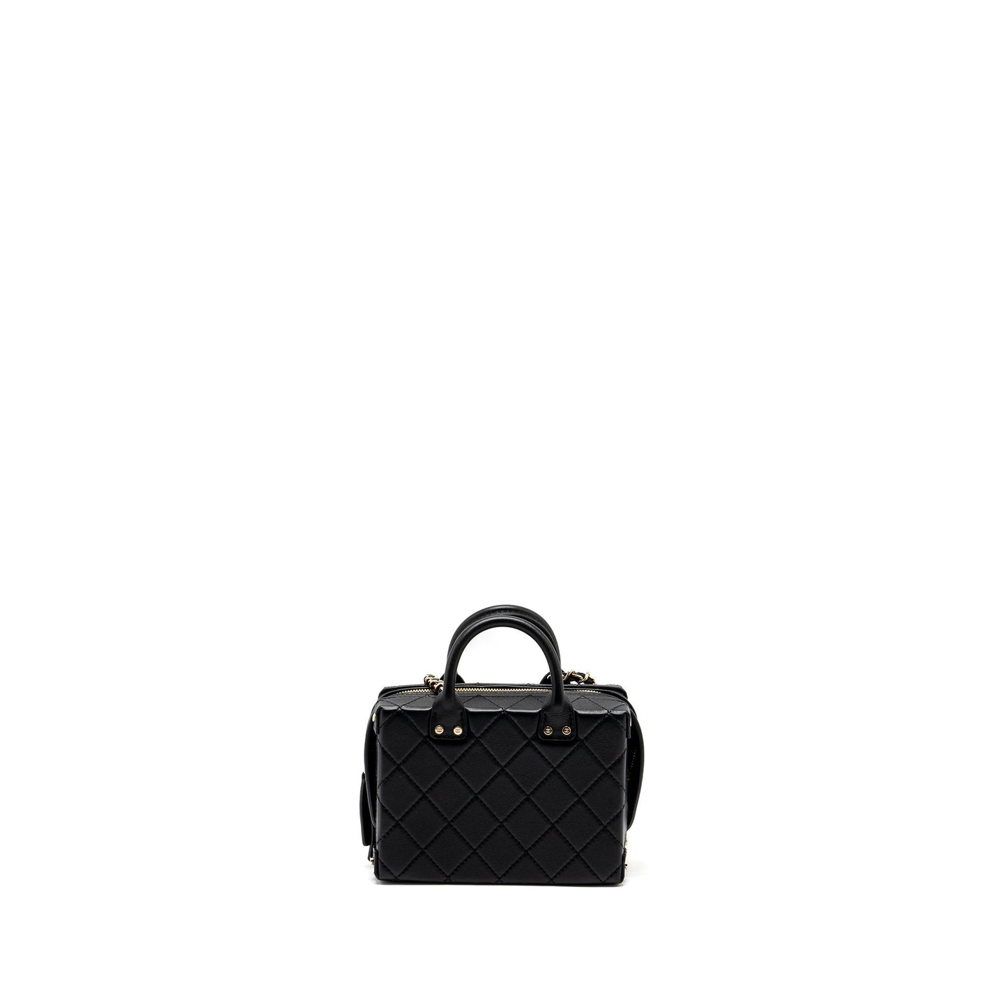 Chanel 22B Vanity Calfskin GHW Microchip Black Small Handbag