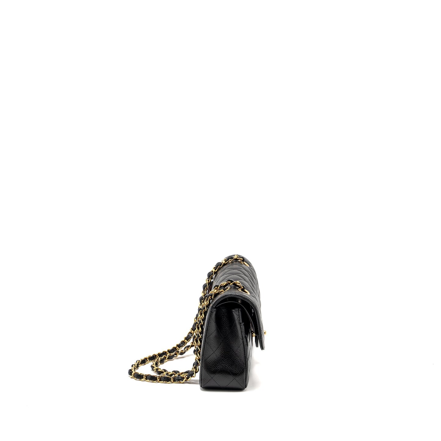 Chanel Classic Double Flap Caviar GHW Black Small Shoulder Bag Caviar Ghw