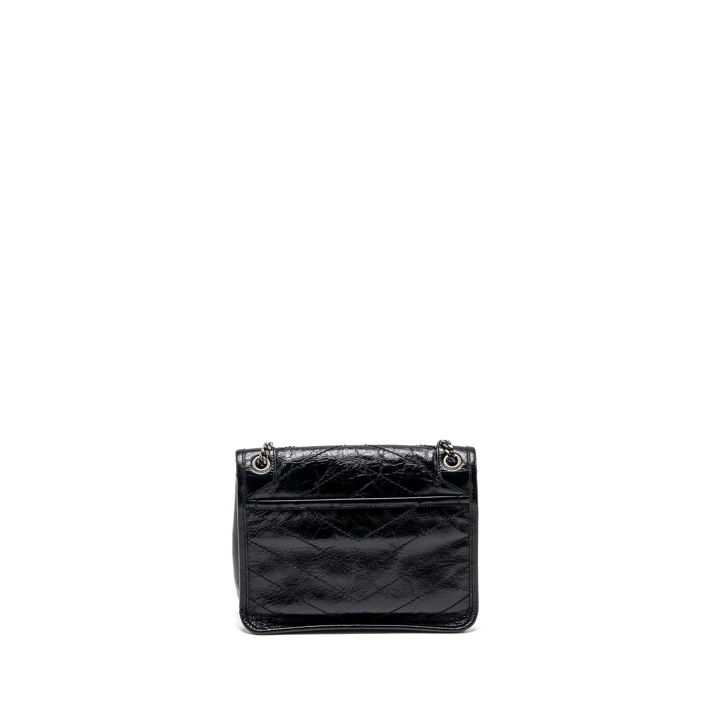 YSL Saint Laurent Saint Laurent Baby Niki Travel Bag Leather Black