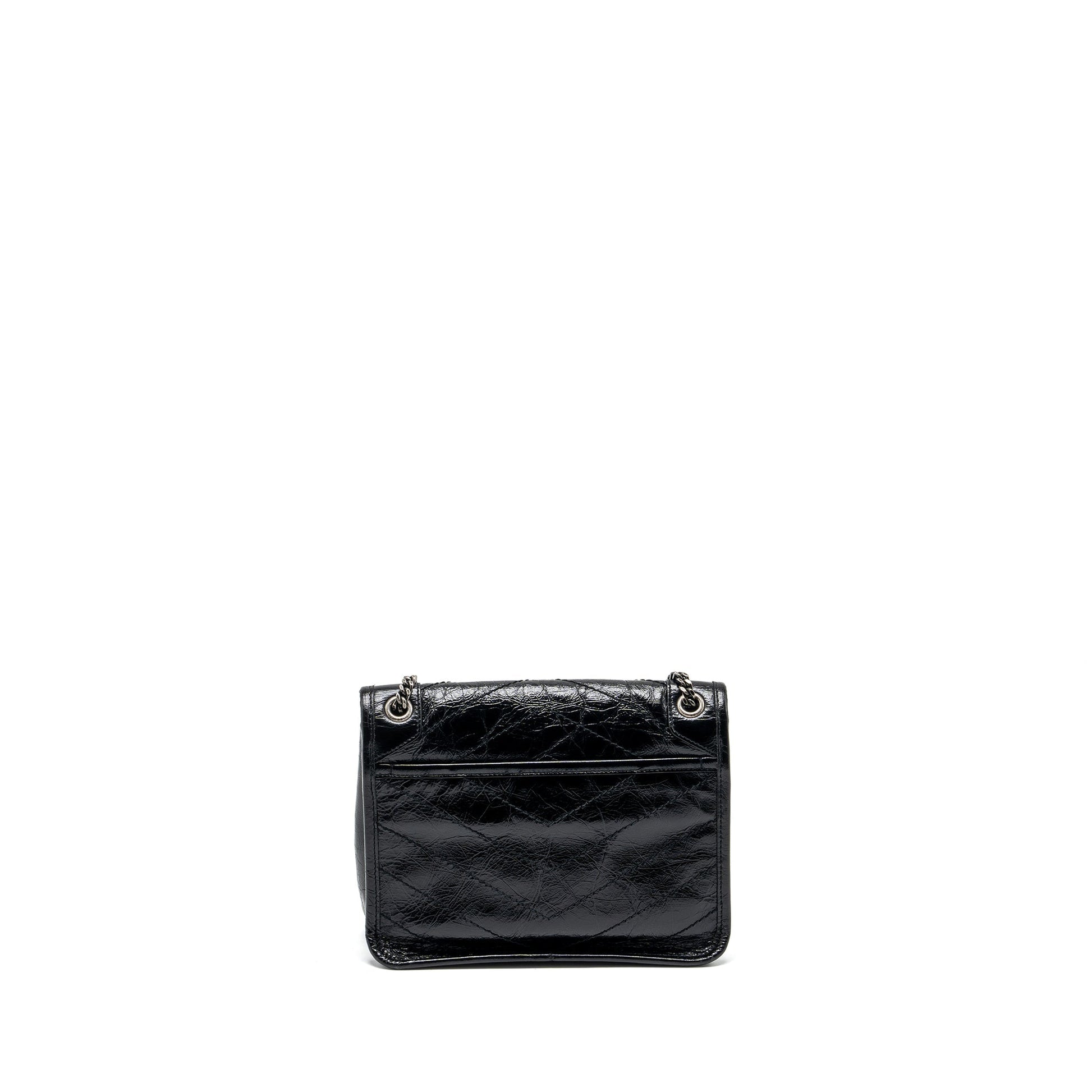 YSL Saint Laurent Saint Laurent Baby Niki Travel Bag Leather Black