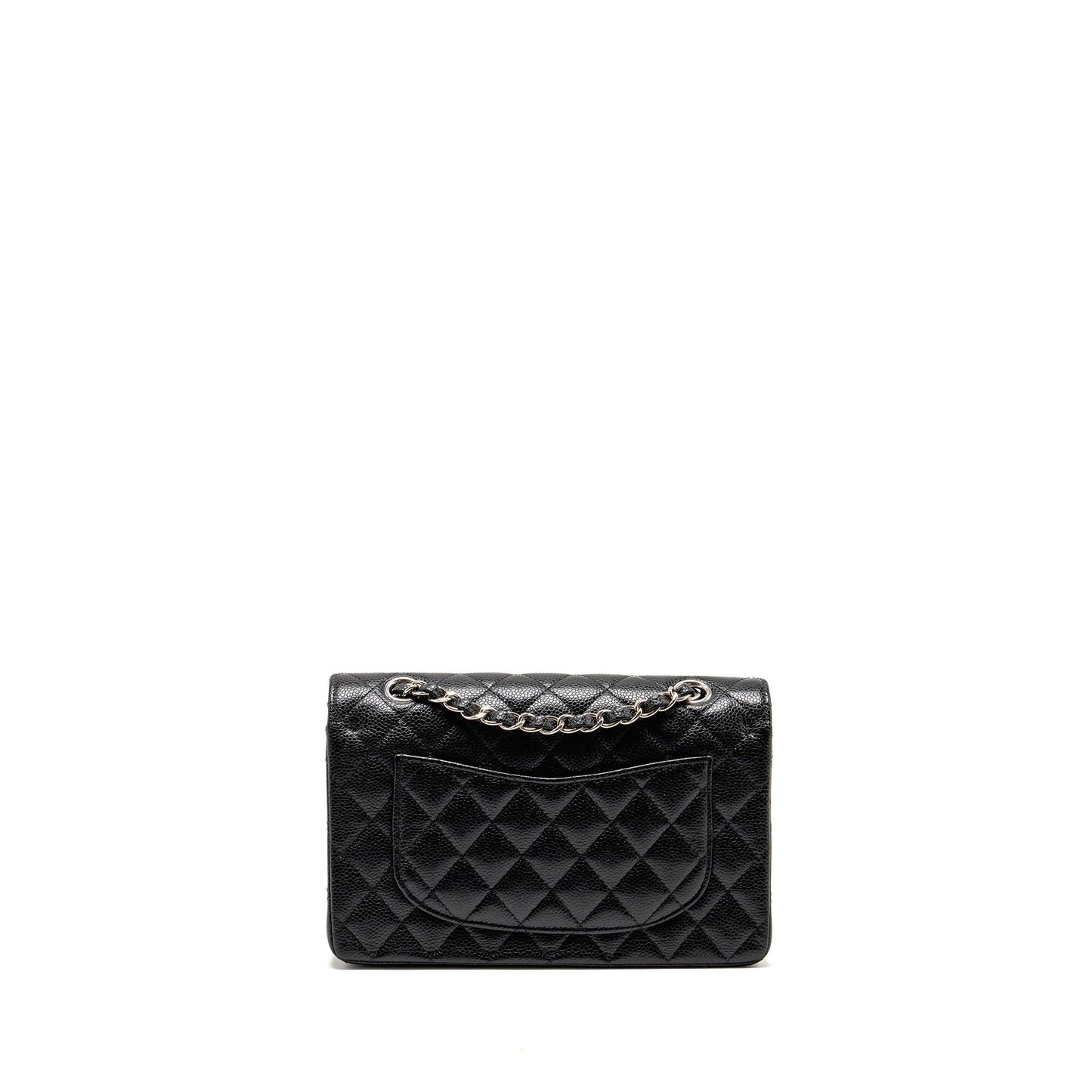 Chanel Classic Double Flap Caviar SHW Black Small Shoulder Bag Shw 3