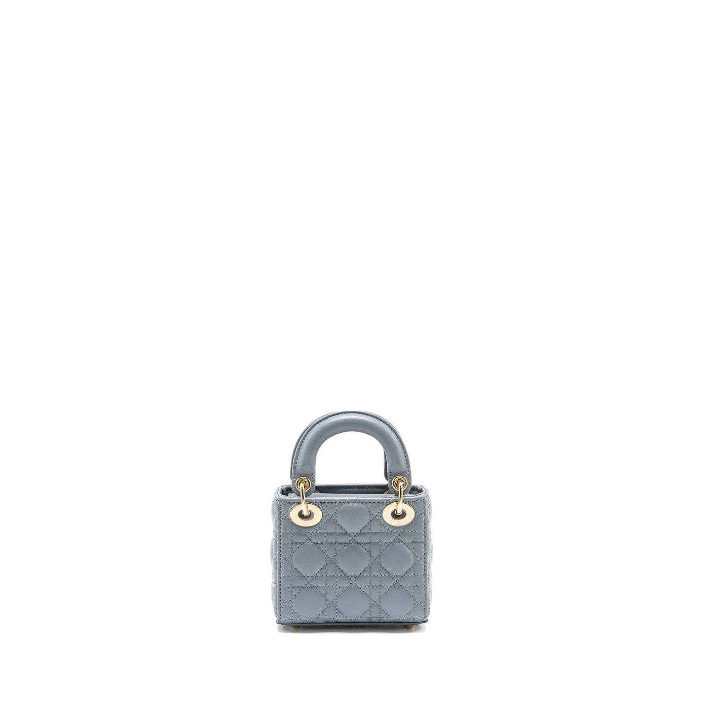 Dior Lady Micro Purse Lambskin Cloud Handbag Blue Travel Bag