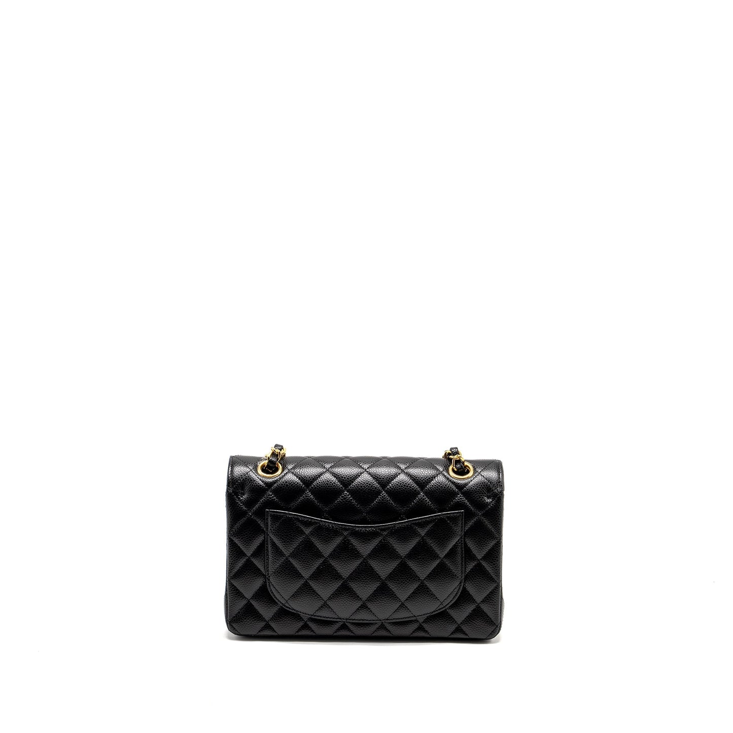Chanel Classic Double Flap Caviar GHW Black Small Shoulder Bag Caviar Ghw