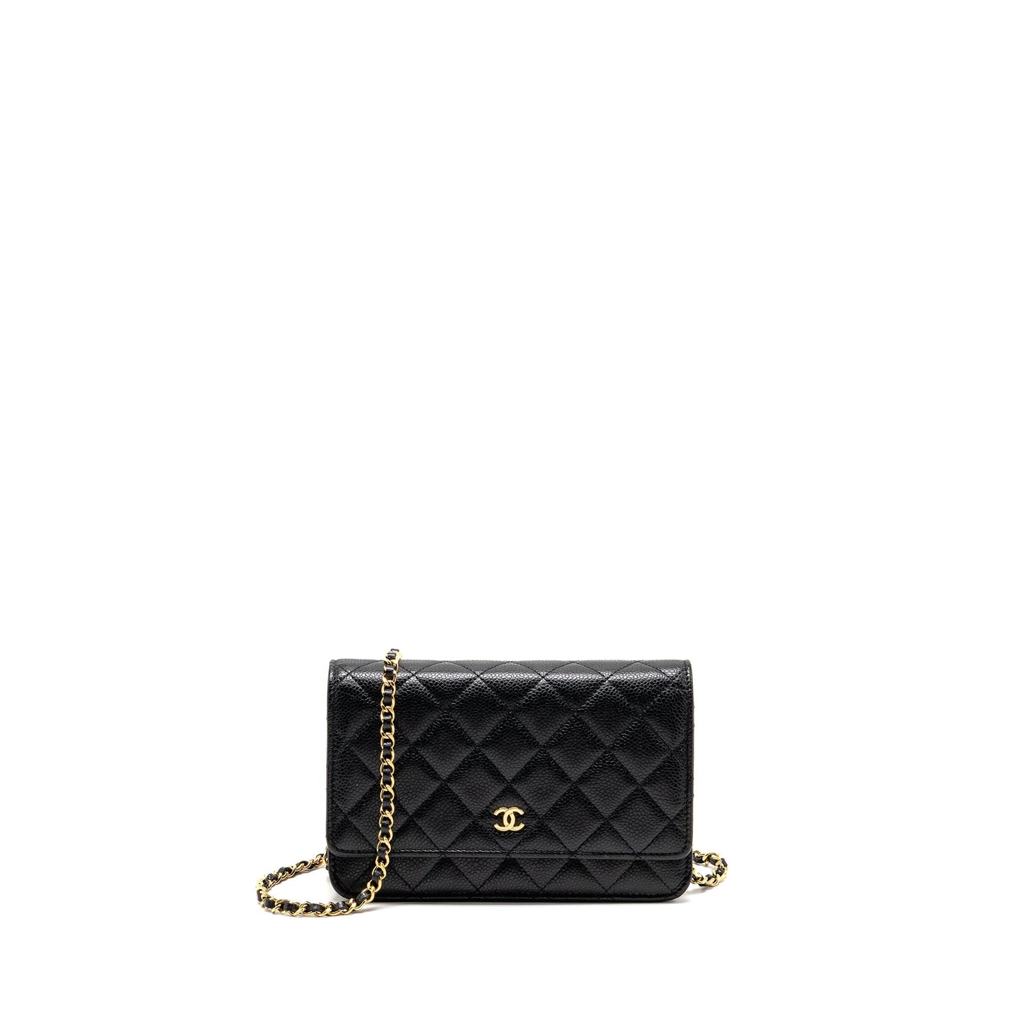 Chanel Classic On Caviar GHW microchip Black Wallet Case Ghwmicrochip 5