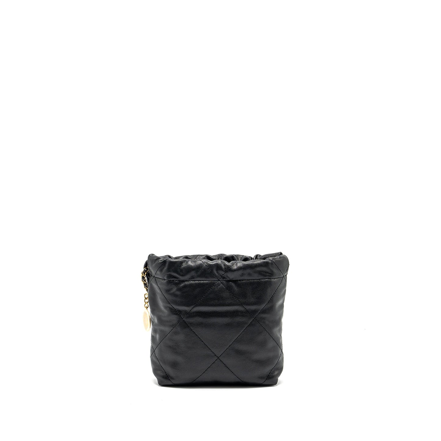 Chanel 22 Caviar GHW Microchip Black Mini Bag Microchip 1