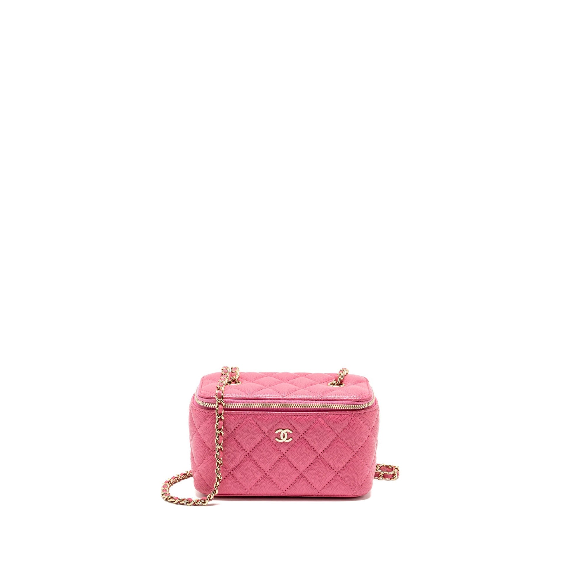 Chanel Long Vanity Caviar LGHW Pink Handbag 3