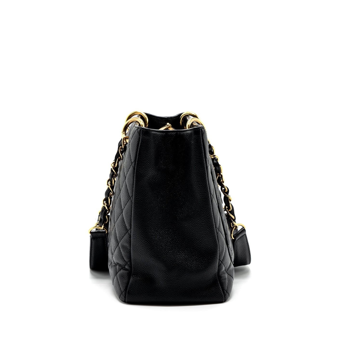 Chanel Grand Shopping Caviar GHW Black Tote Bag 11