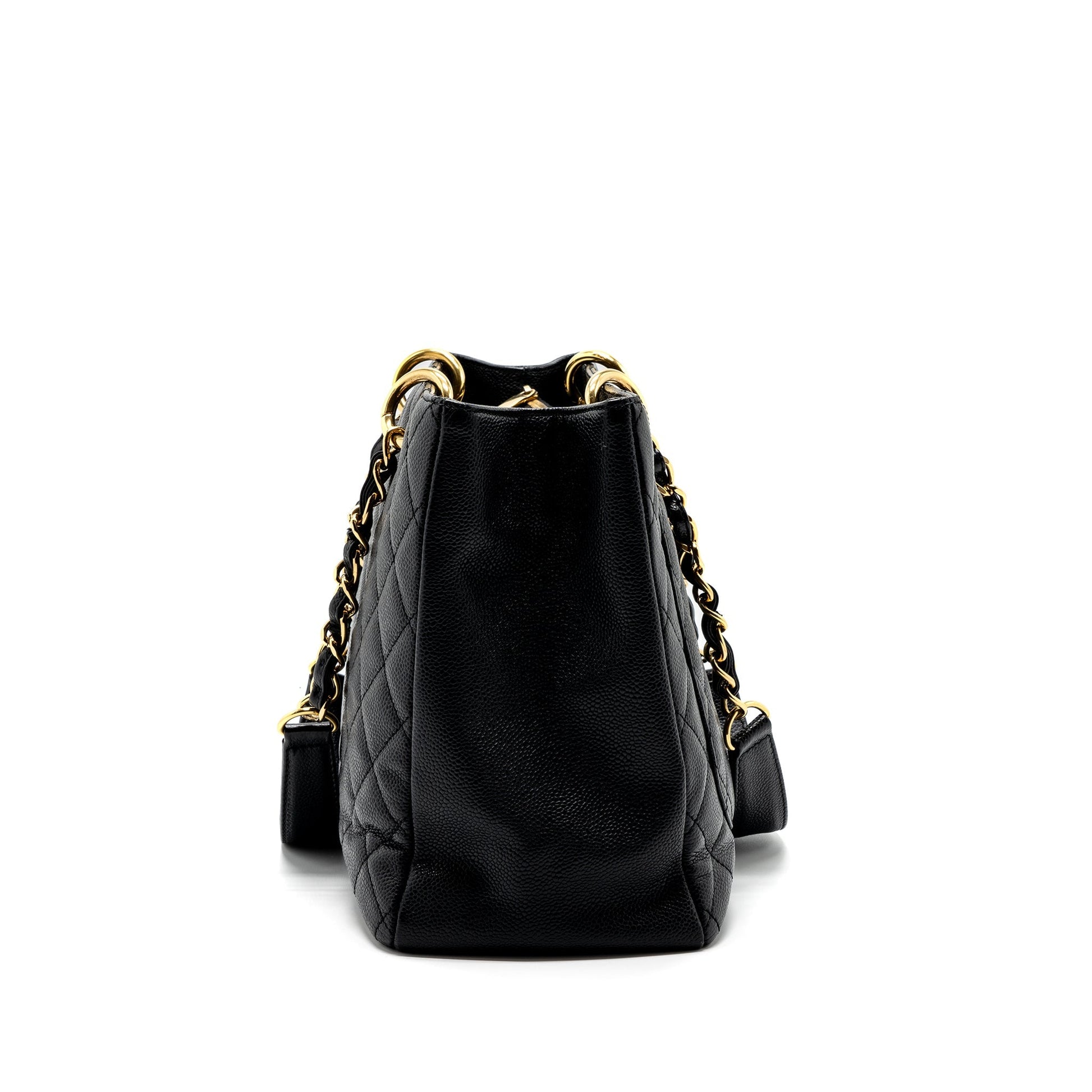 Chanel Grand Shopping Caviar GHW Black Tote Bag 11