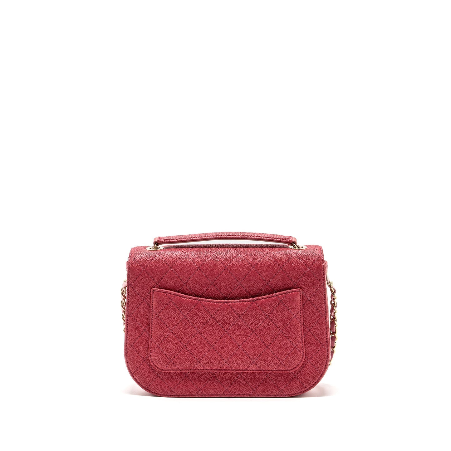 Chanel Giant CC logo Messenger Grained Calfskin Pink Messenger Bag