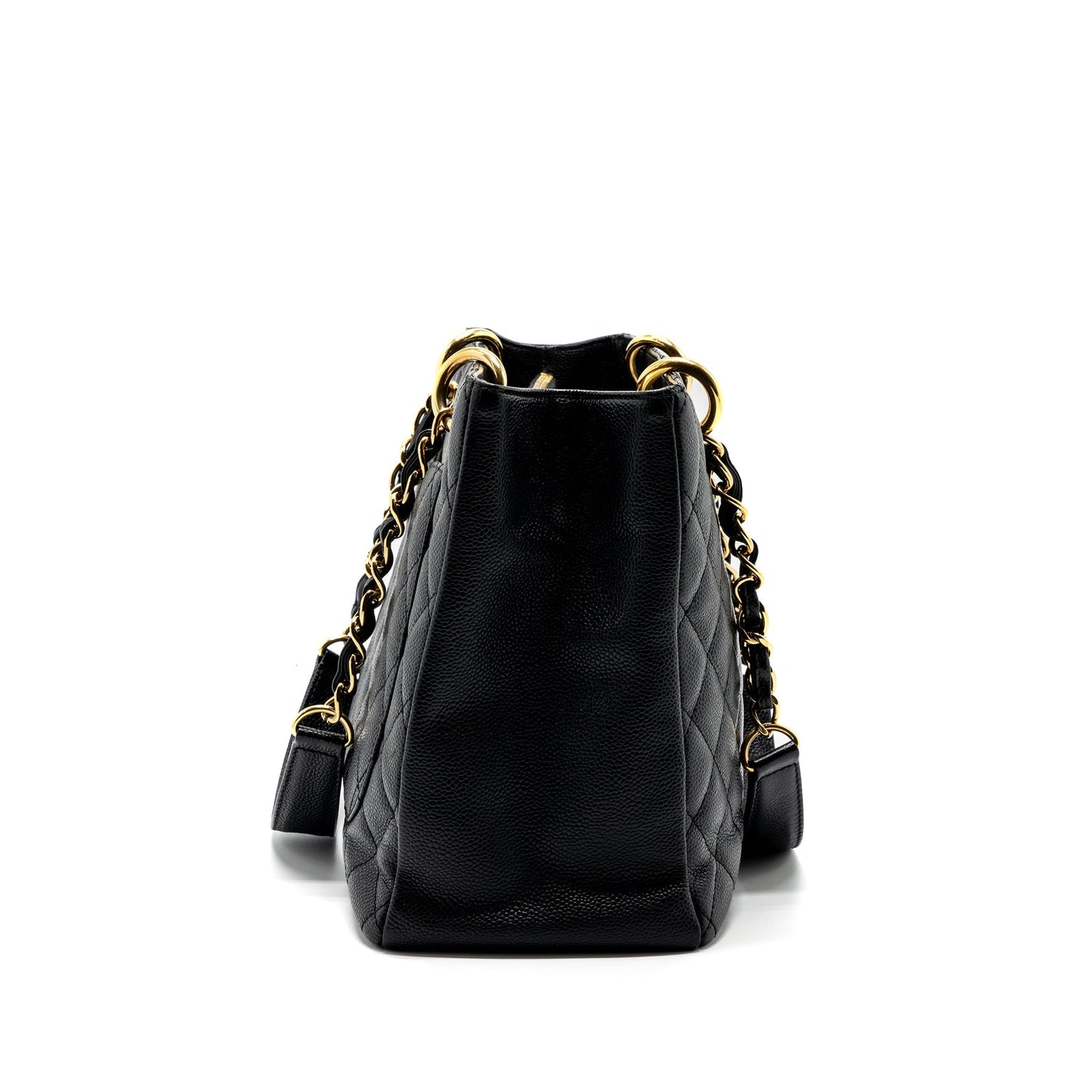 Chanel Grand Shopping Caviar GHW Black Tote Bag 11