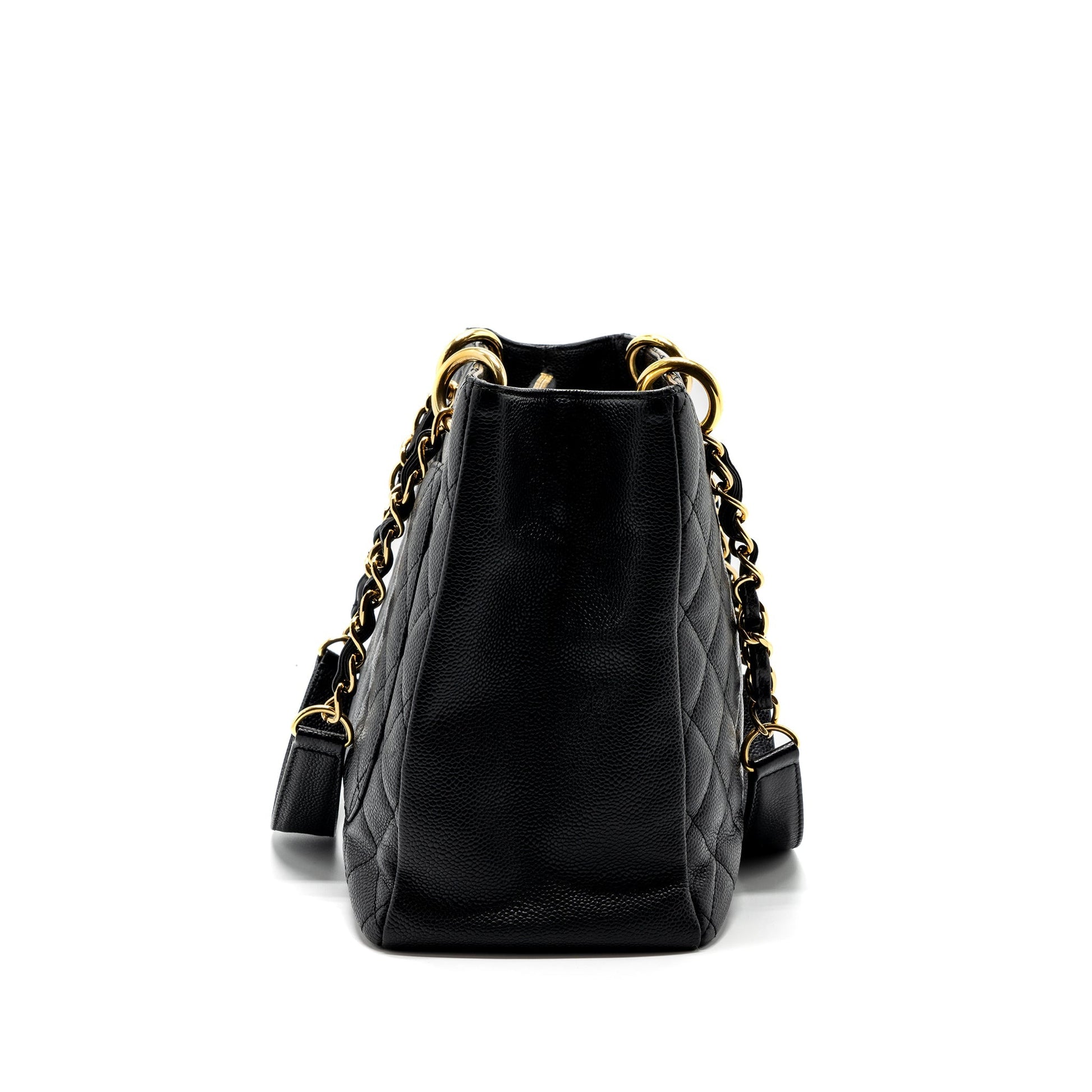Chanel Grand Shopping Caviar GHW Black Tote Bag 11