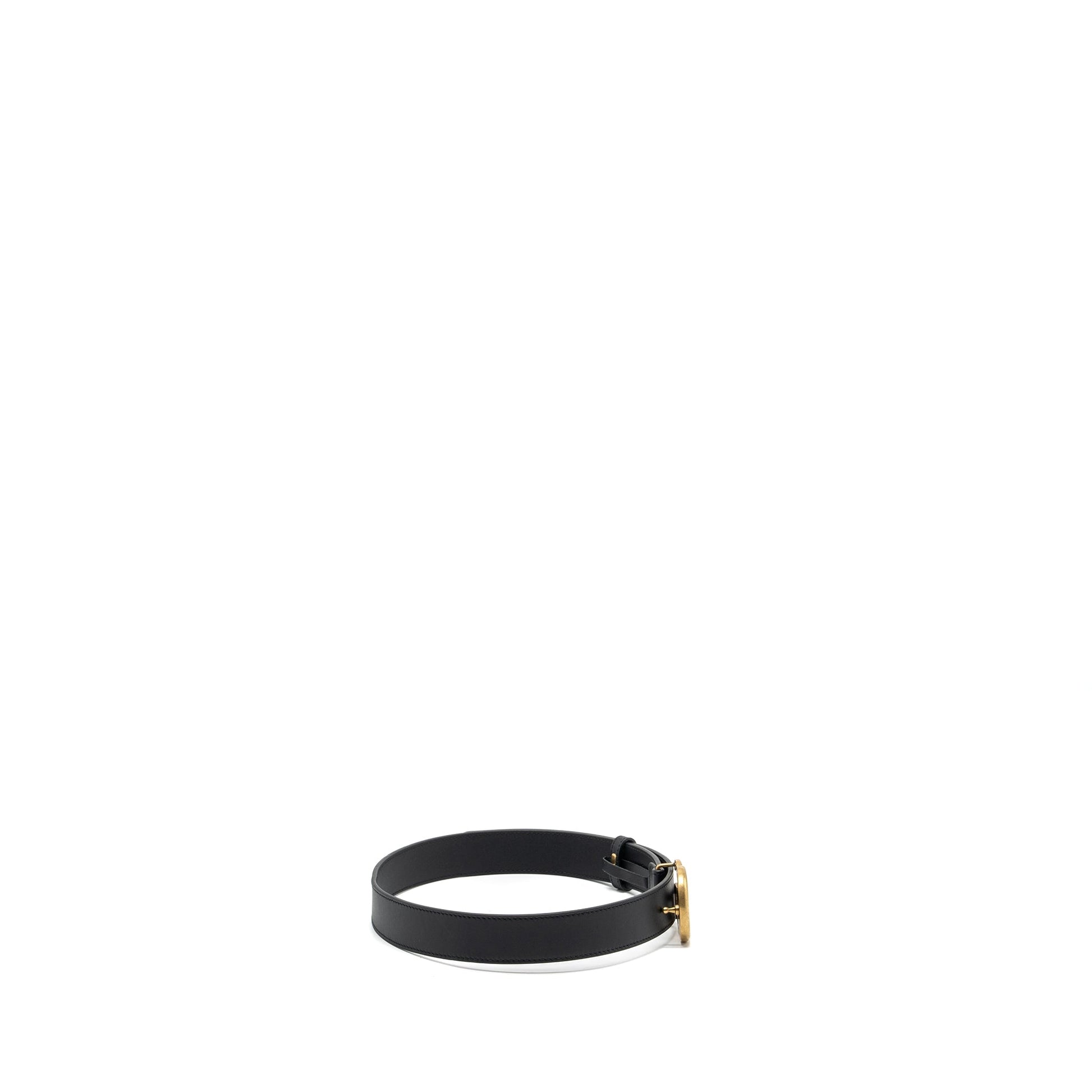 Gucci Size Marmont Thin Belt Handbag Black Accessory