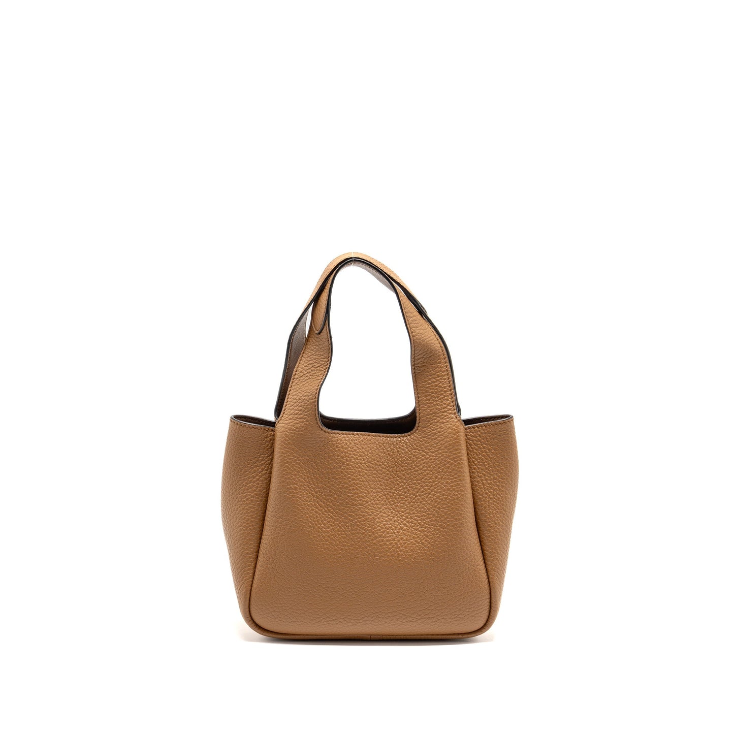 Prada Handbag Calfskin Caramel Leather Mini Travel Bag