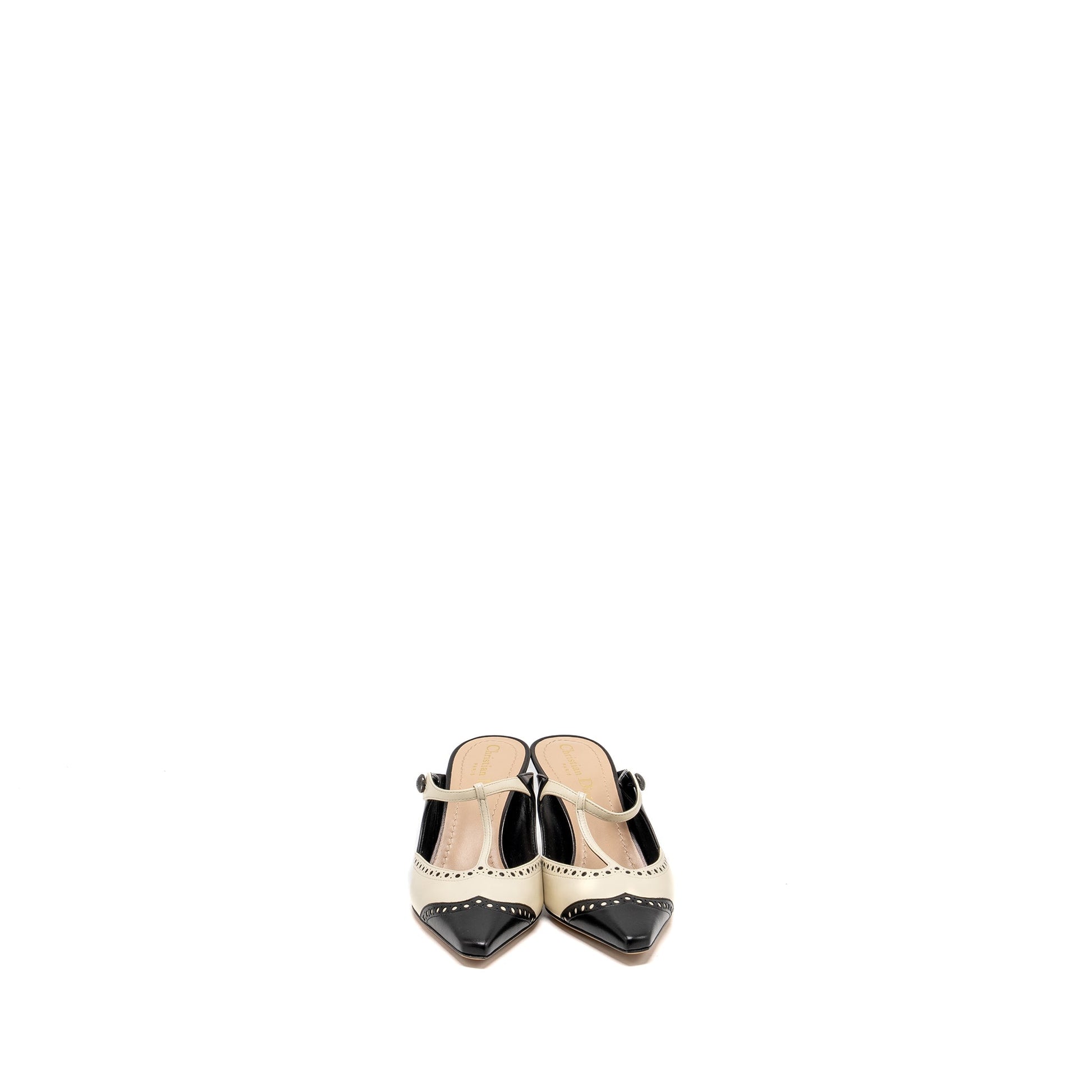 Dior Size Spectatoe Mules Pumps Handbag Black White Shoes