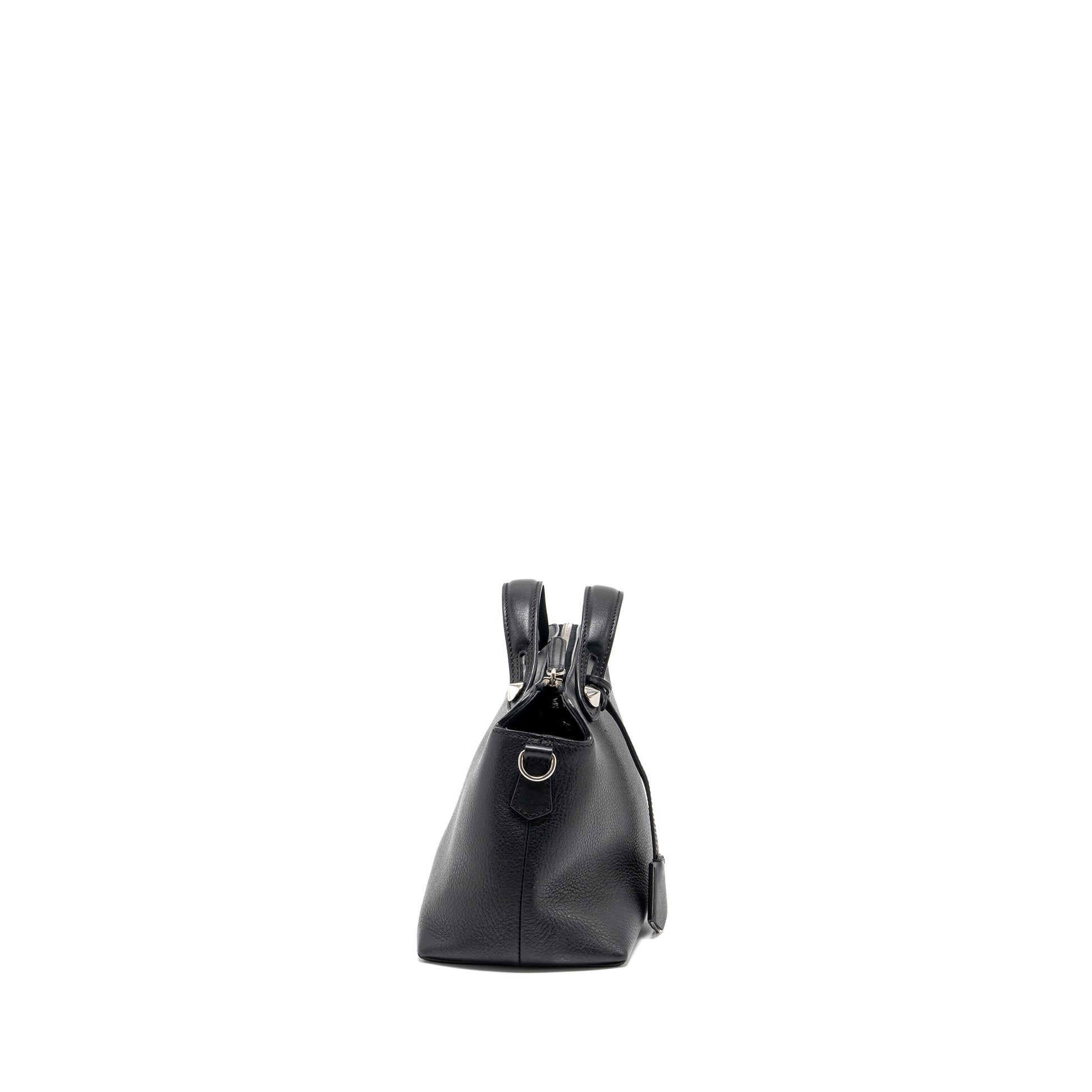 Fendi By The Way Calfskin Handbag Black Travel Bag
