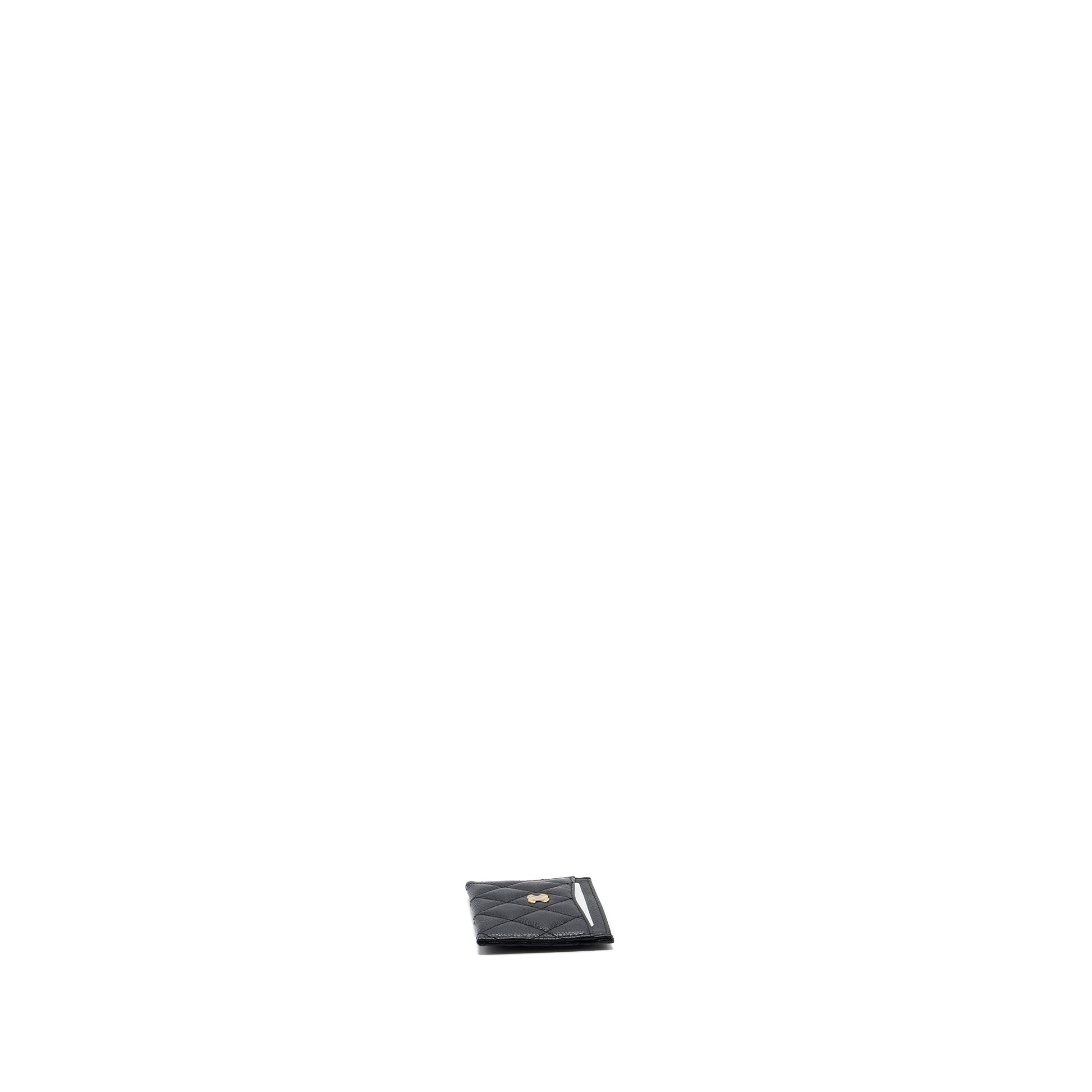 Chanel classic card holder caviar GHW microchip Black Wallet Case Ghw Microchip