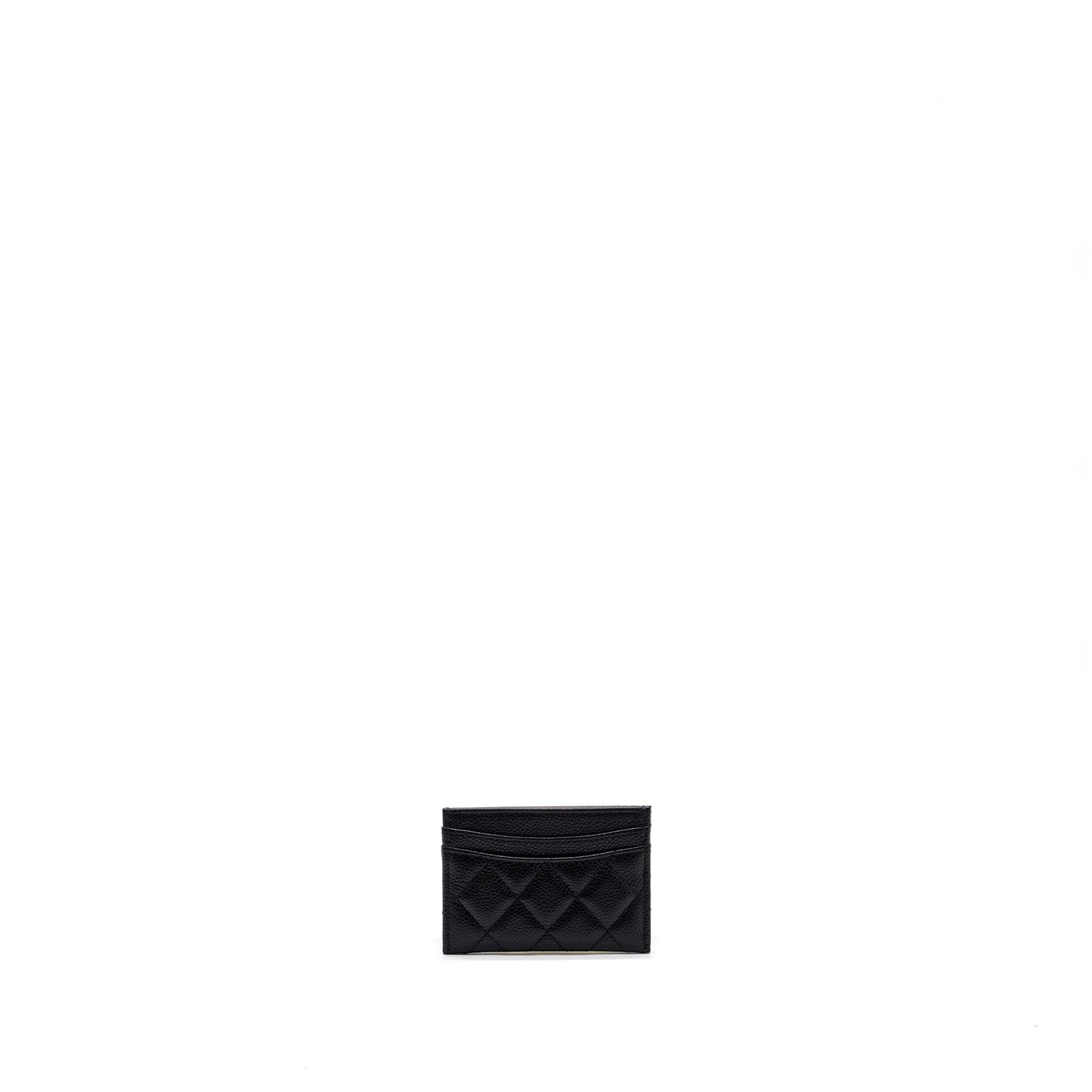 Chanel Classic Card Holder Caviar GHW microchip Black Wallet Case Microchip 3