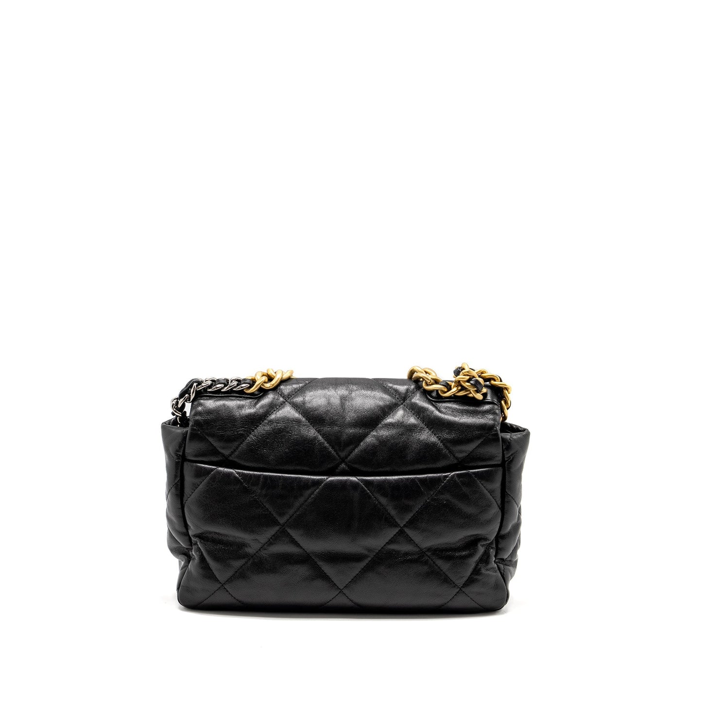 Chanel 19 goatskin Hardware Multicolour Black Handbag 6