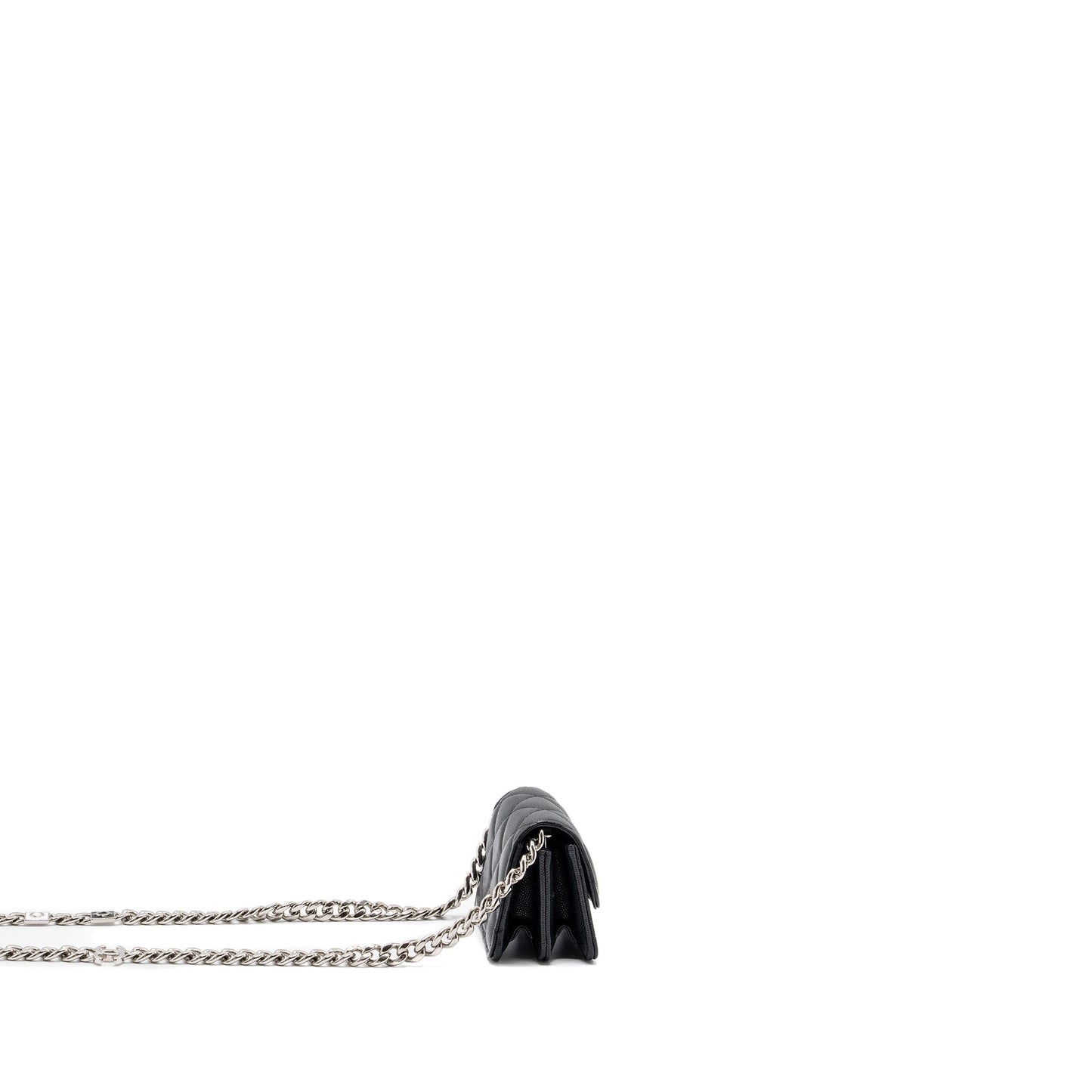 Chanel FLAP Coco Enamel CAVIAR SHW Black Shoulder Bag