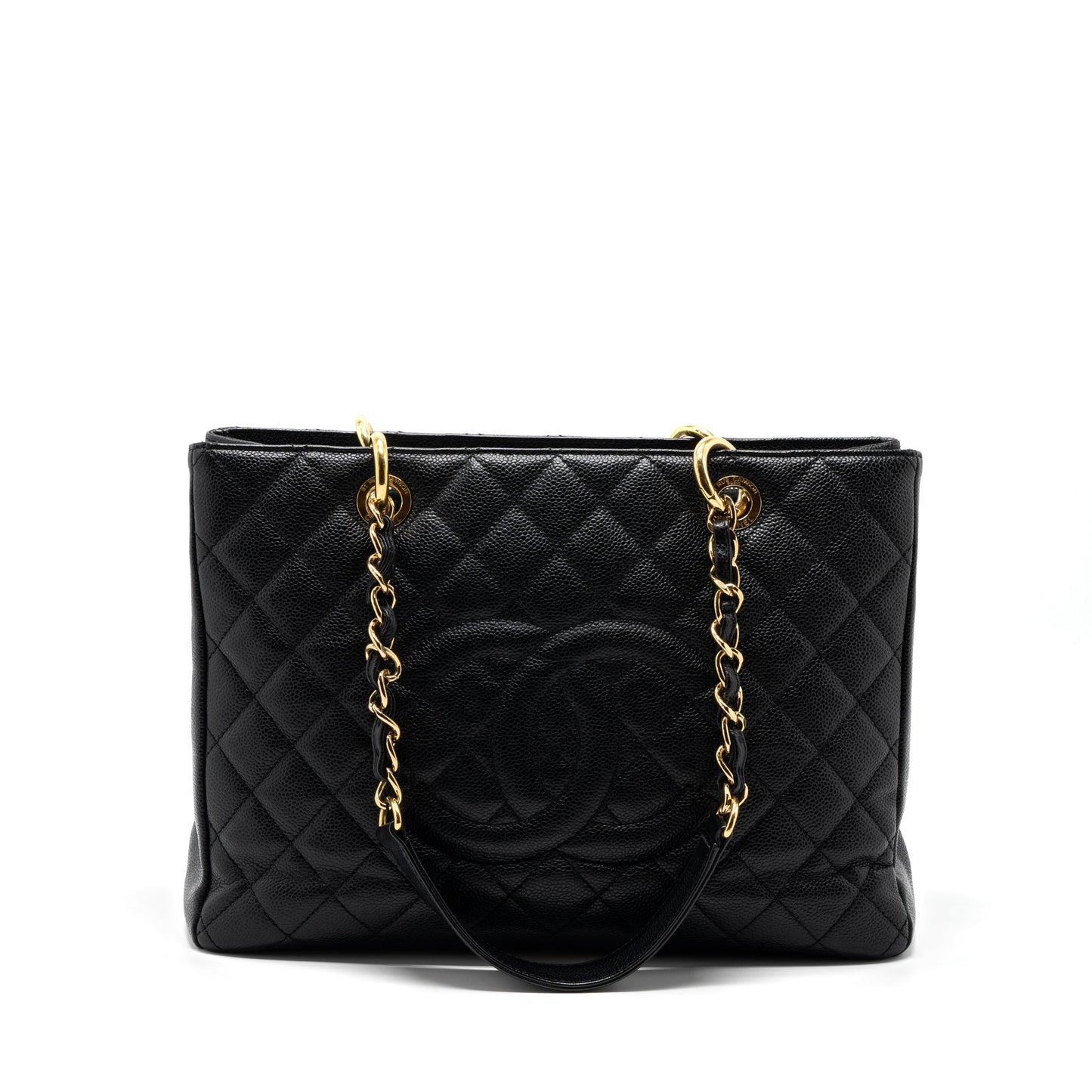 Chanel Grand Shopping Caviar GHW Black Tote Bag 11