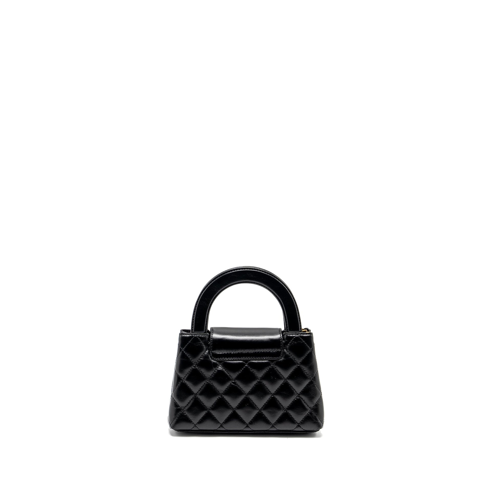 Chanel Kelly Shopping Calfskin GHW Microchip Black Tote Bag Microchip 1