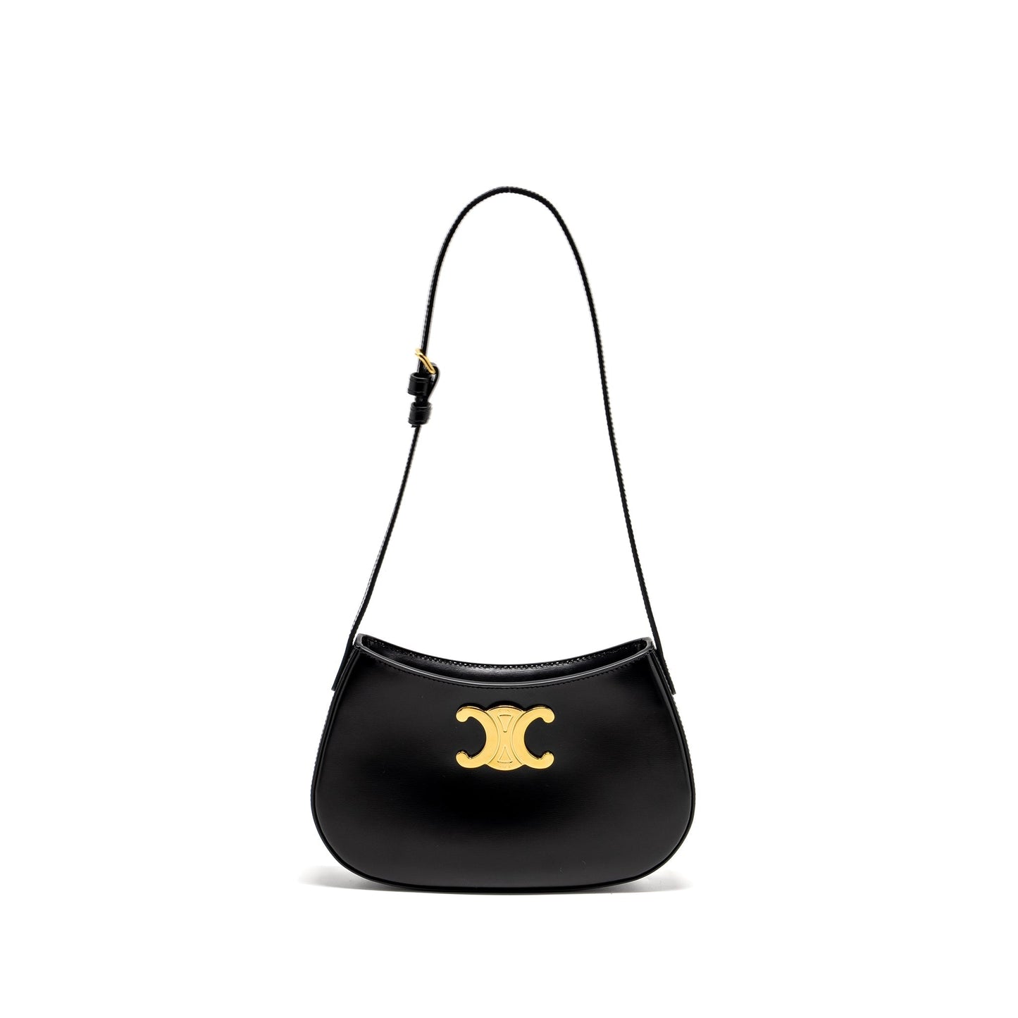 Celine Tilly Chic Purse Calfskin Handbag Black Mini Travel Bag