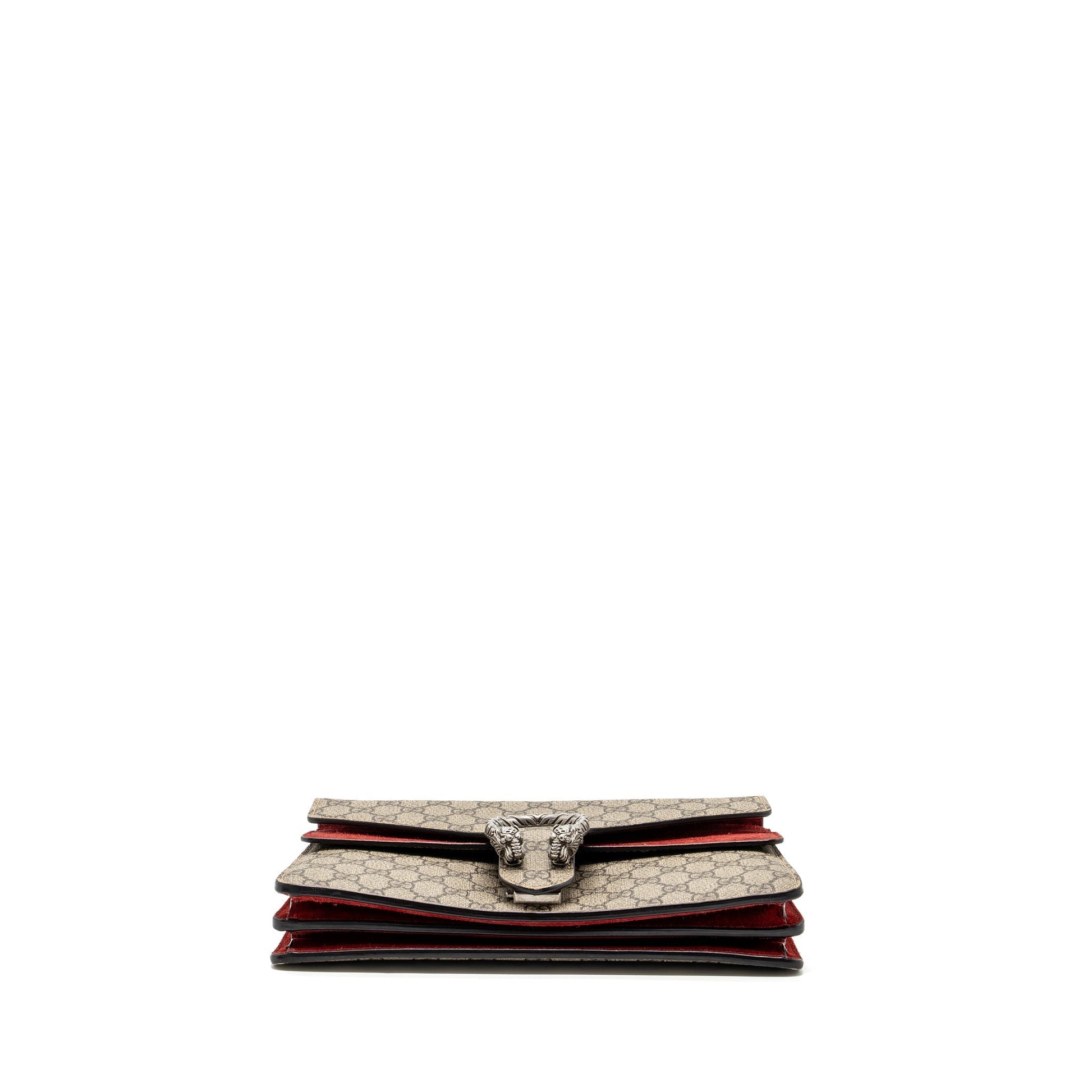 Gucci Dionysus Shoulder Bag Supreme Shw Canvas Red Red Shw