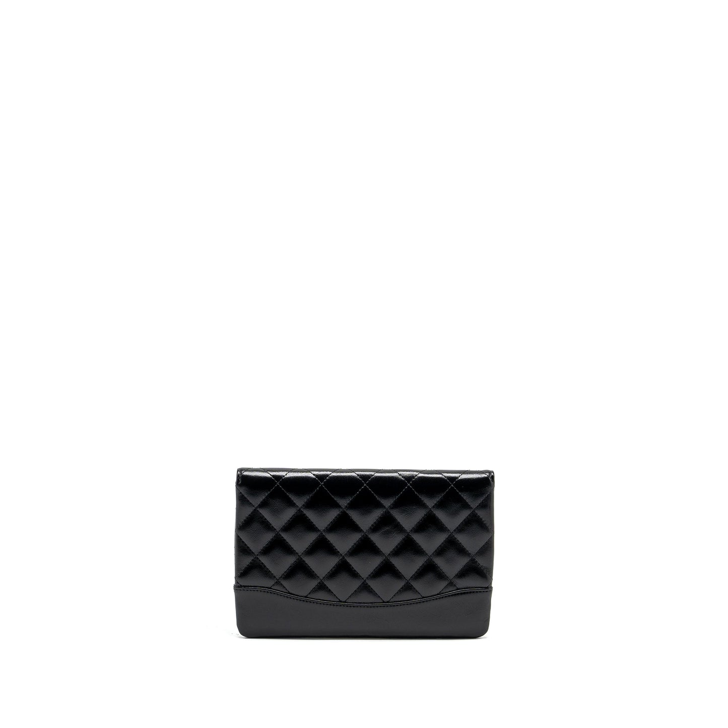 Chanel 24S 31 Shiny lambskin LGHW Microchip Black Clutch Bag