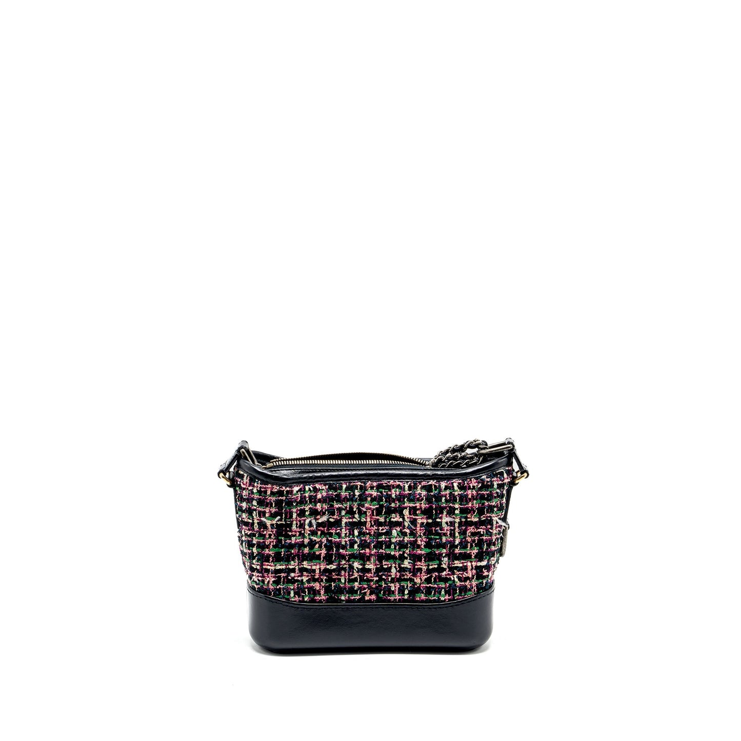 Chanel Gabrielle Hobo Tweed Calfskin hardware Multicolour Small Shoulder Bag Multicolour Hardware