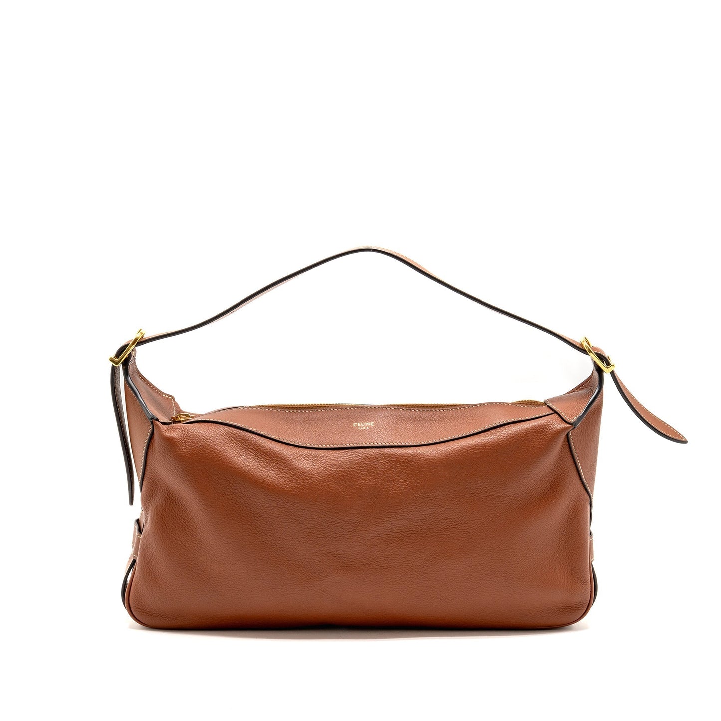 Luxury Romy Supple Calfskin Ghw Handbag Tan Medium Travel Bag