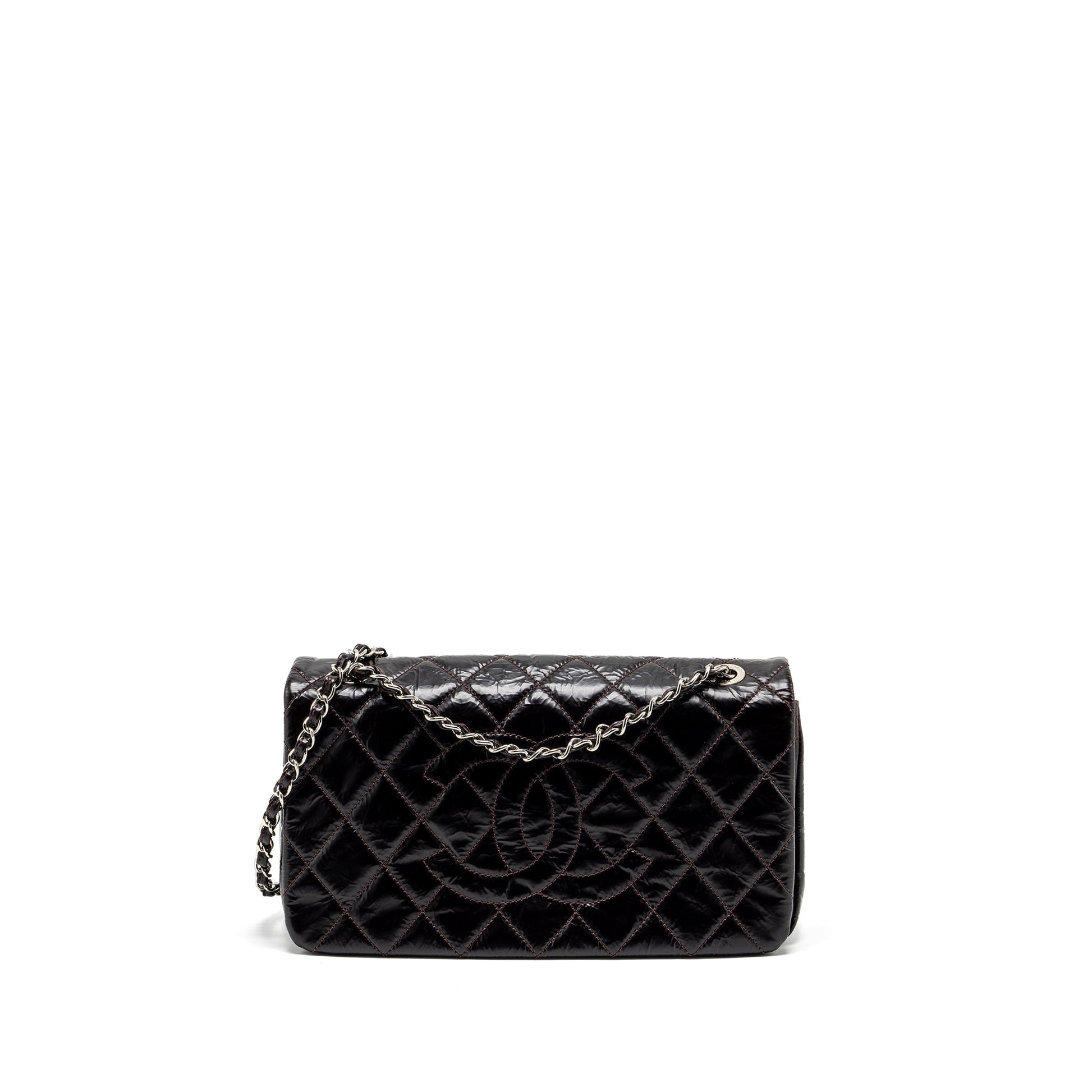 Chanel 31 Rue Cambon flap calfskin dark Red Shoulder Bag