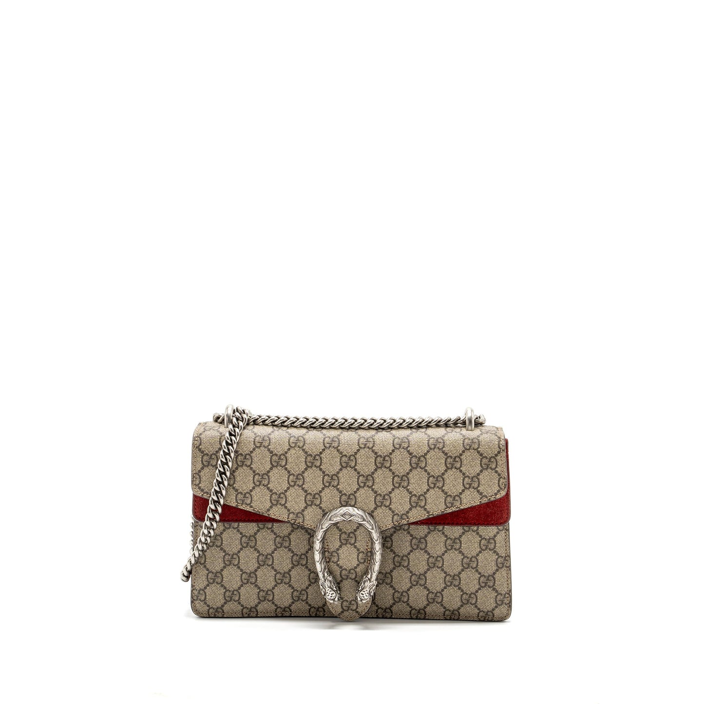 Gucci Dionysus Shoulder Bag Supreme Shw Canvas Red Red Shw