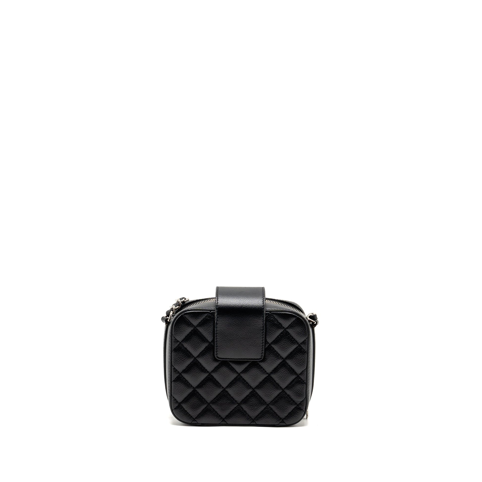 Chanel Quilted Vanity Caviar SHW Black Mini Bag