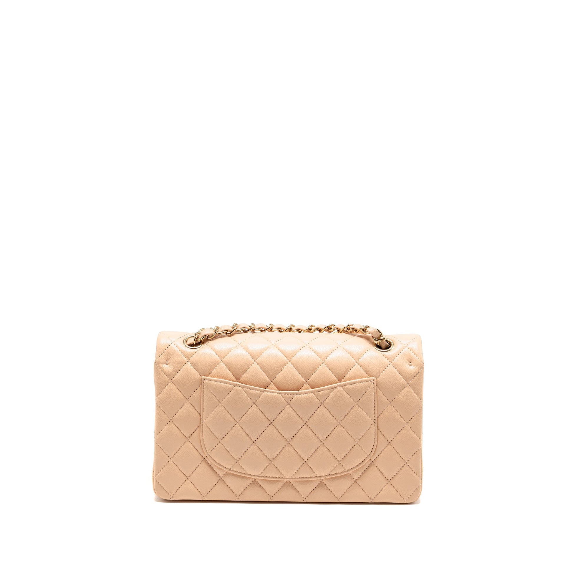 Chanel Classic Double Flap Caviar NN269 LGHW Beige Shoulder Bag