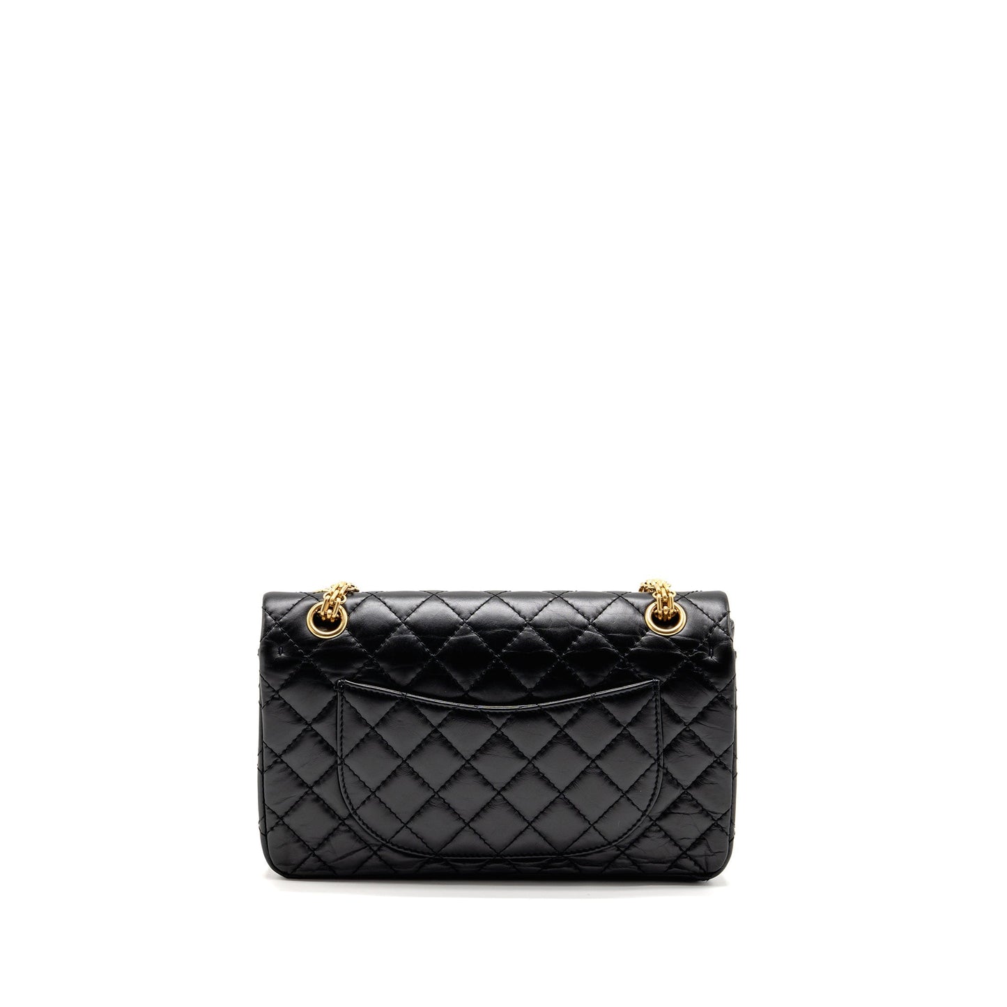 Chanel 2.55 reissue flap Aged calfskin GHW Black Small Shoulder Bag Ghw 1