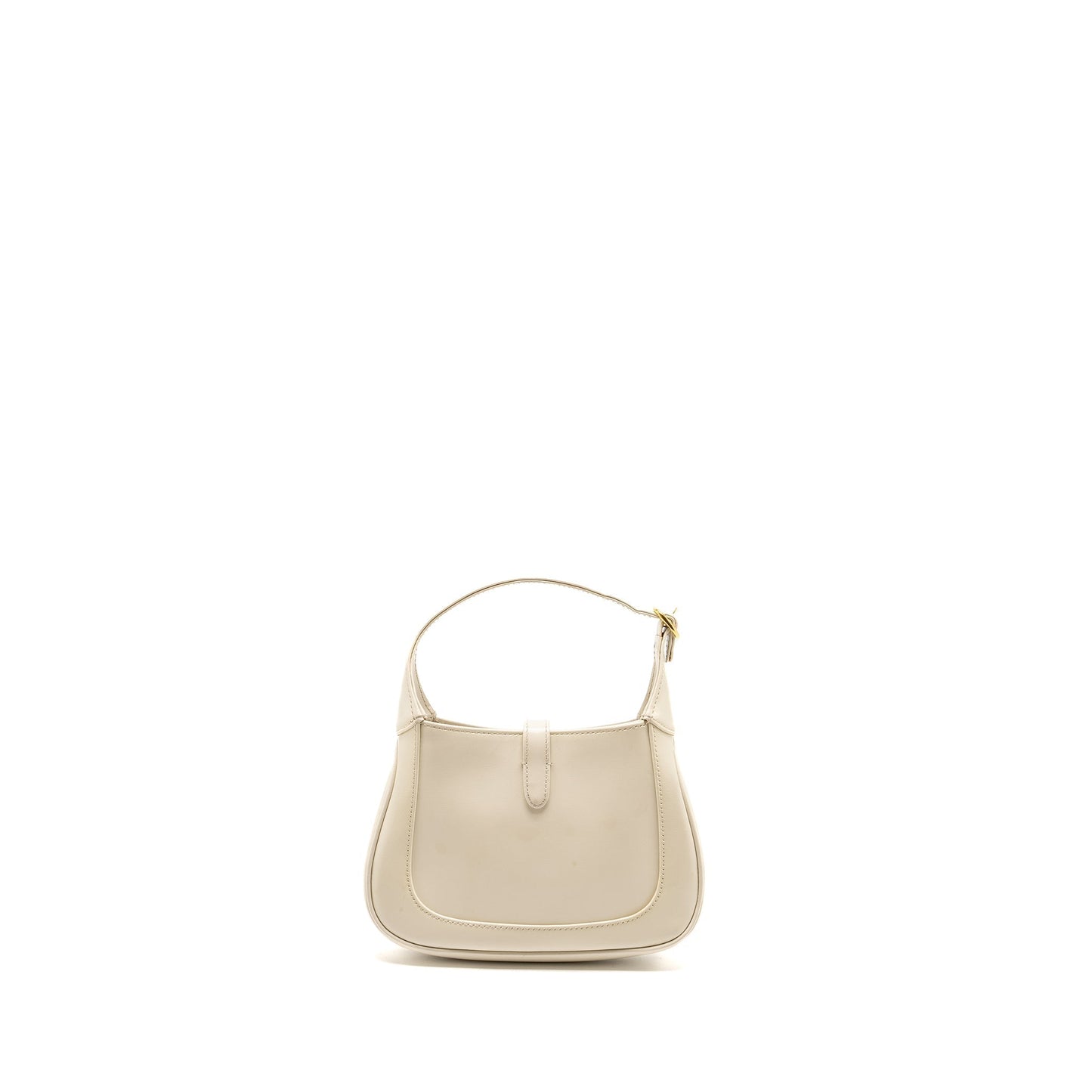 Gucci Jackie Shoulder Bag Calfskin White Mini Ghw 1